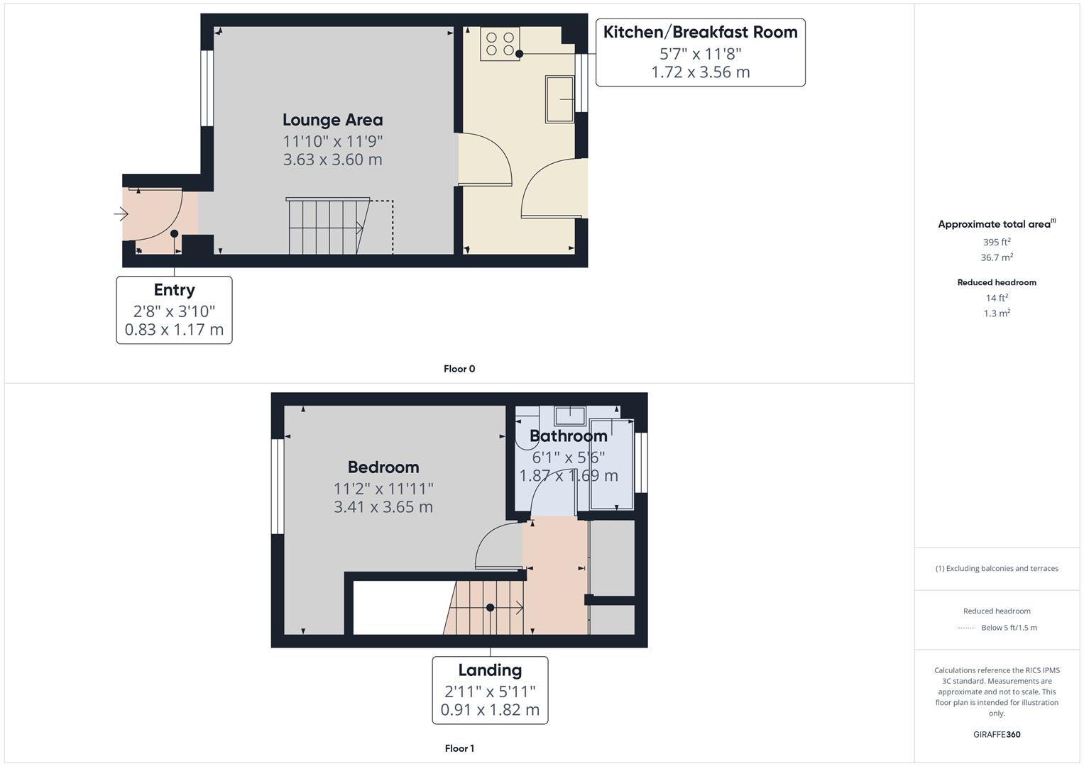 36, Newcastle Close, Weston Heights, Stevenage floorplan