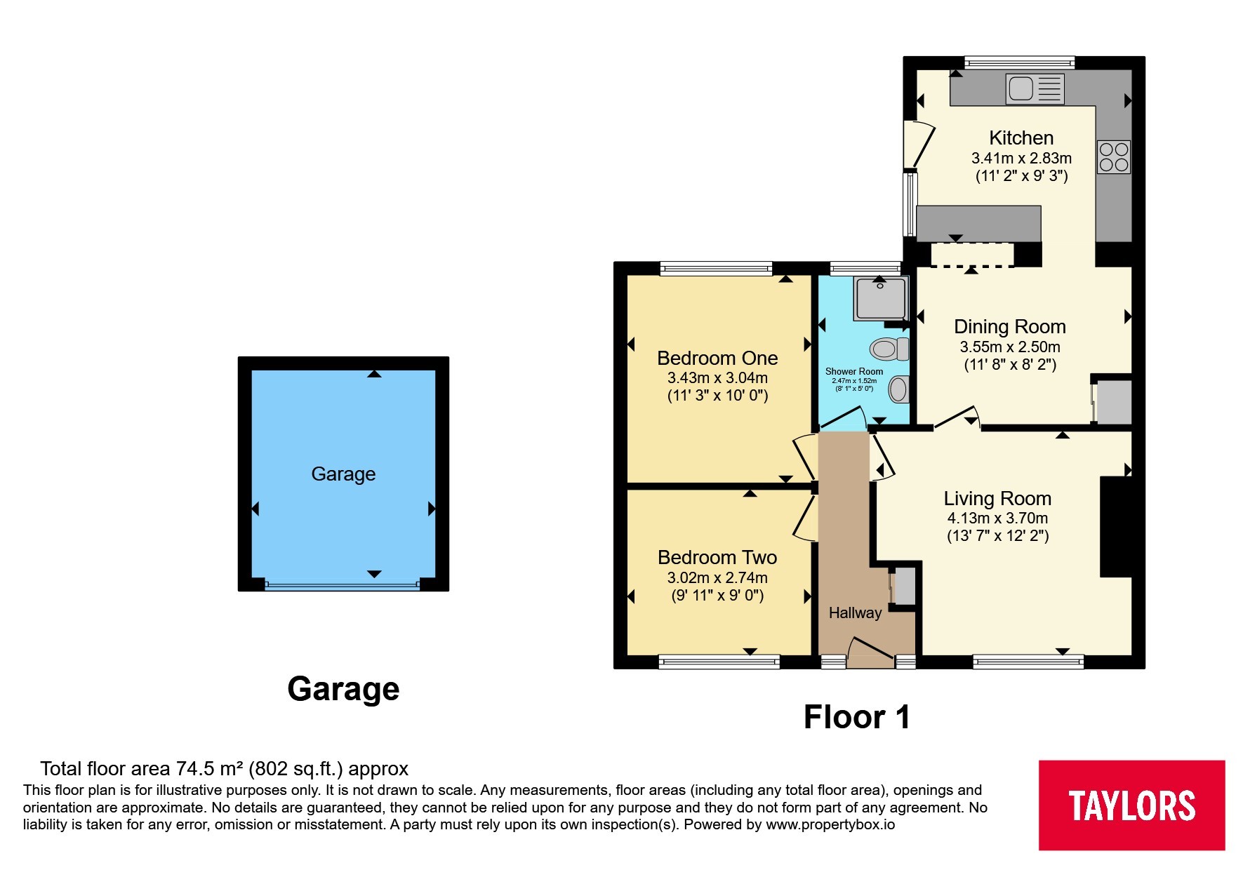16, Flaxley Road, Gloucester floorplan
