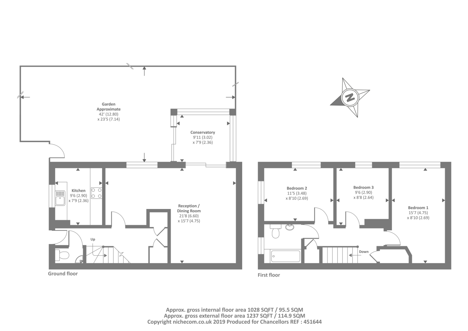 3 Bedrooms End terrace house for sale in High Wycombe, Buckinghamshire HP12
