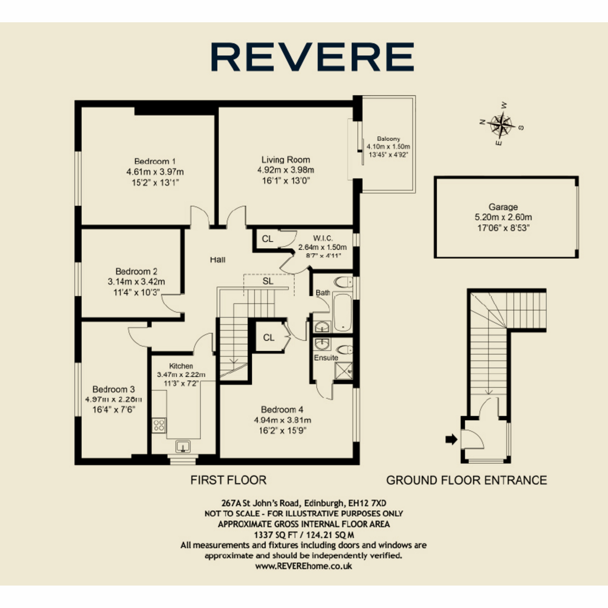 267a, St. Johns Road, Edinburgh floorplan