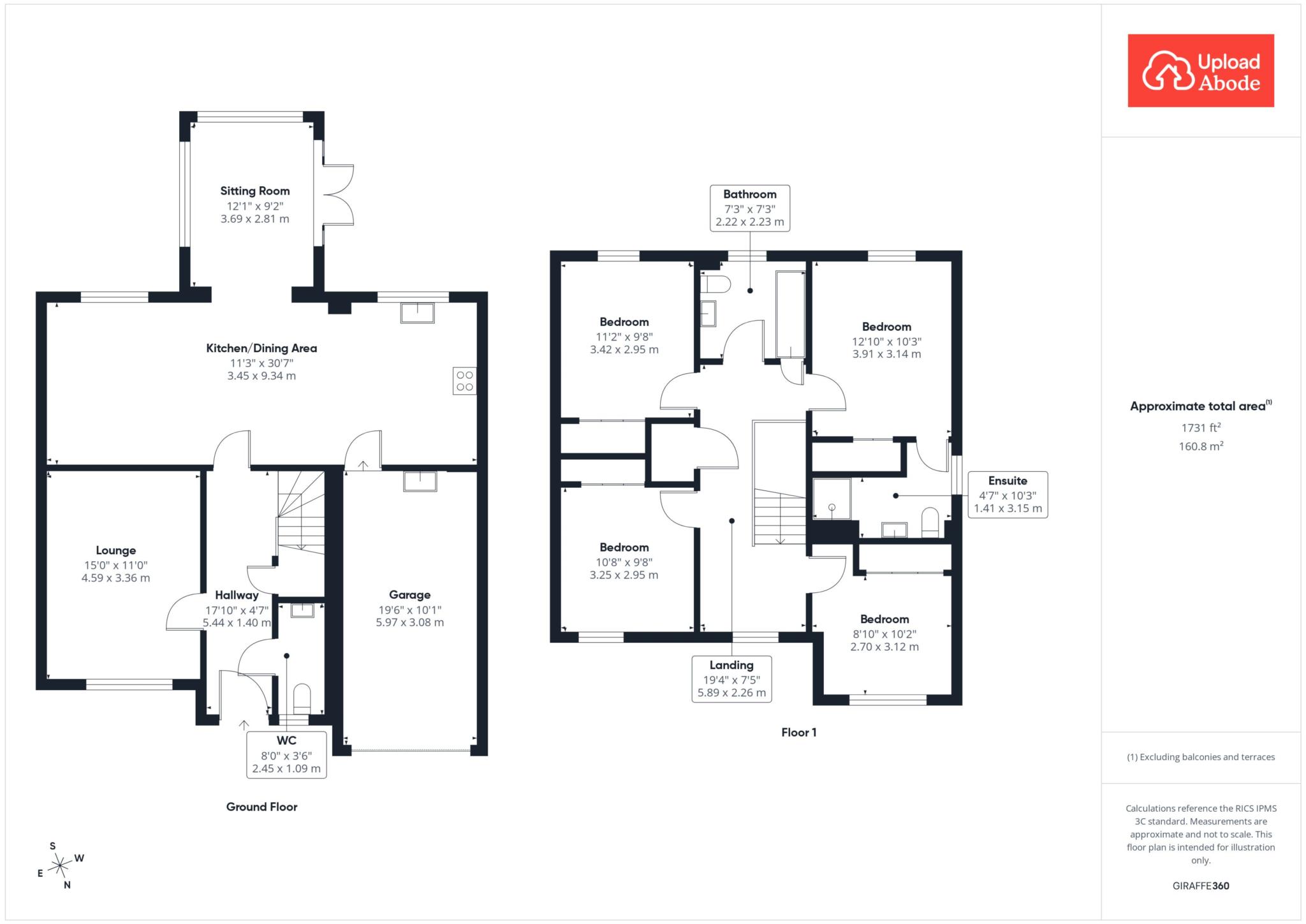 16, Binnie Crescent, Glasgow floorplan
