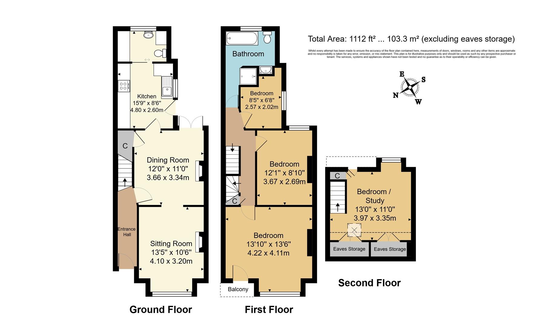 77, Norman Road, West Malling floorplan
