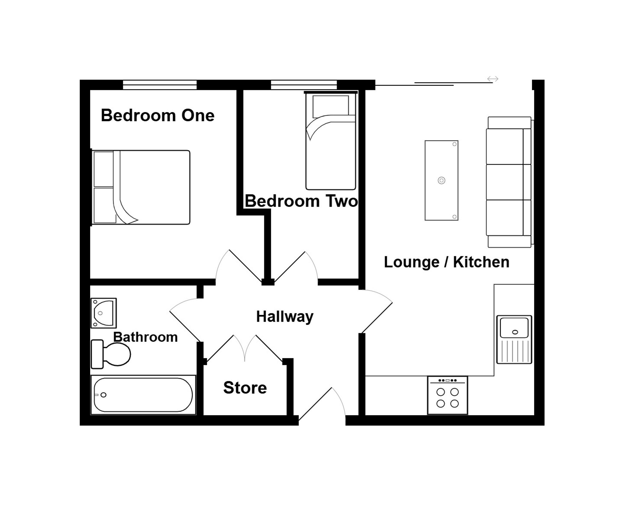 354 Camp Street, Salford floorplan