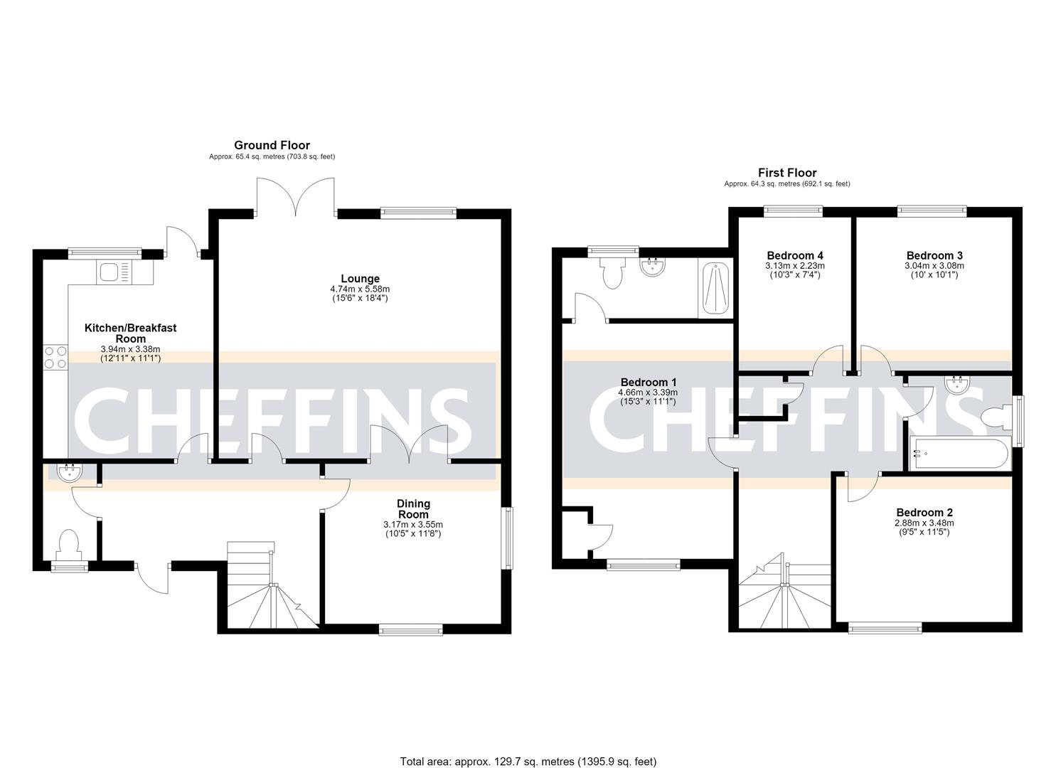 19, Kingsley Walk, Ely floorplan