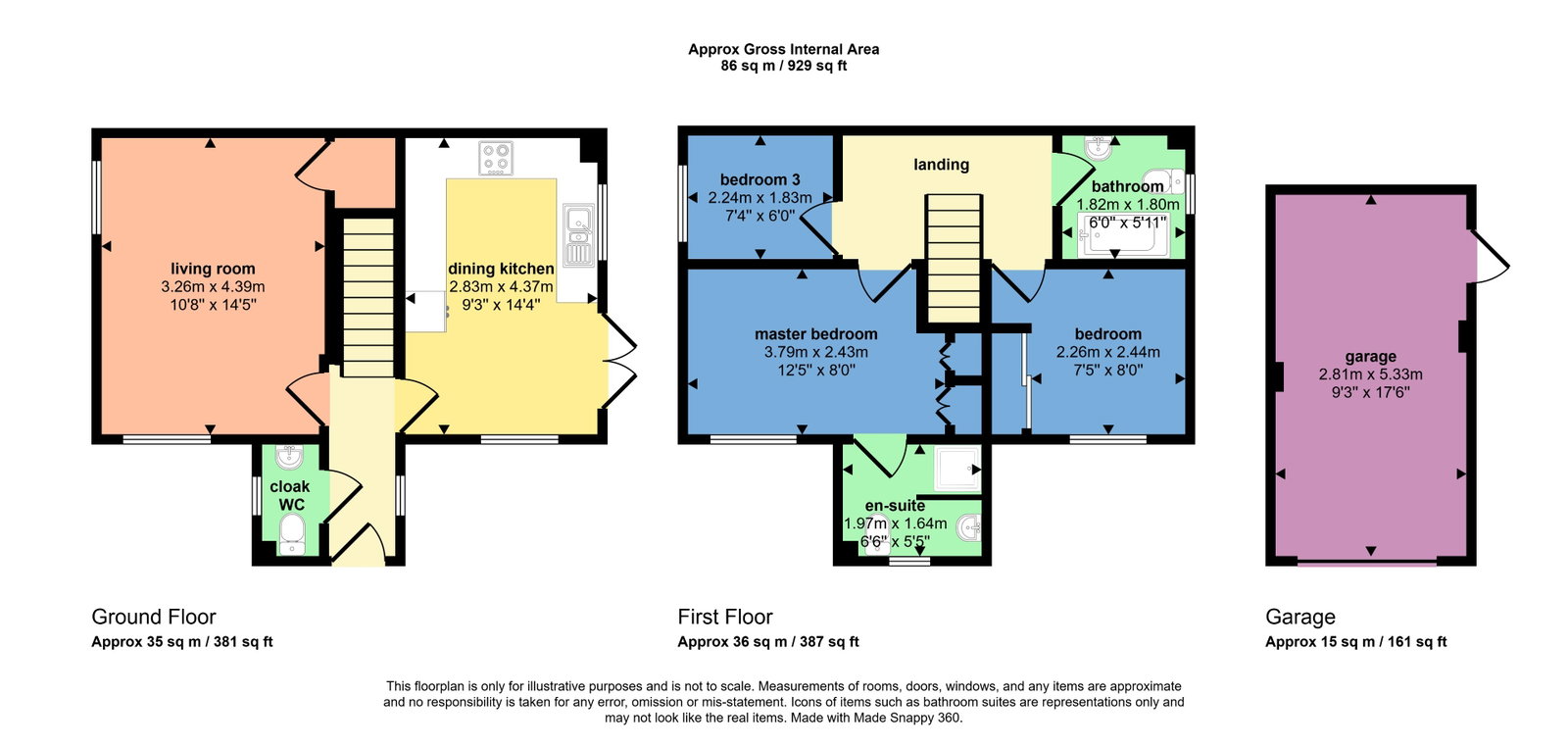 78, Greymoor Way, Carlisle floorplan