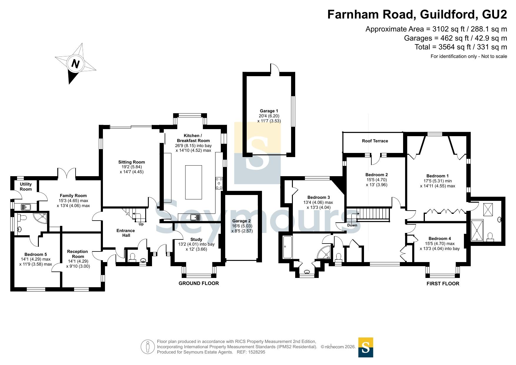 50, Farnham Road, Guildford floorplan