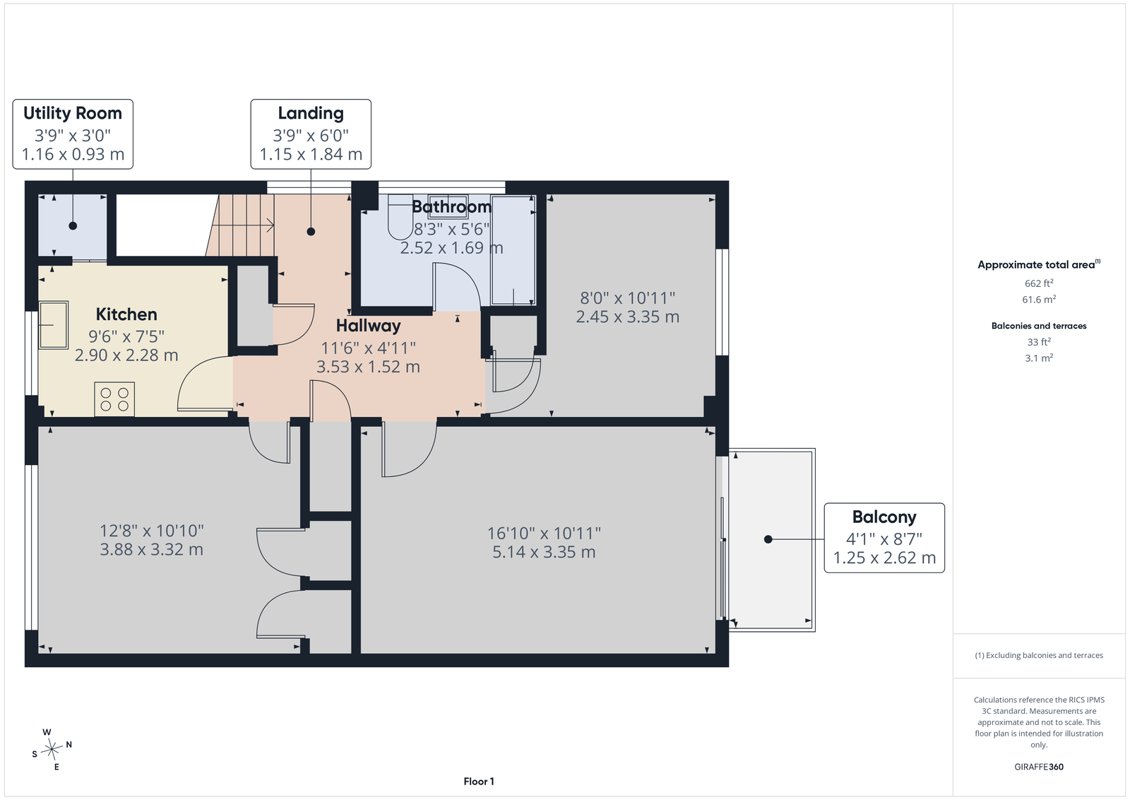 6, Malet Close, Gloucester floorplan