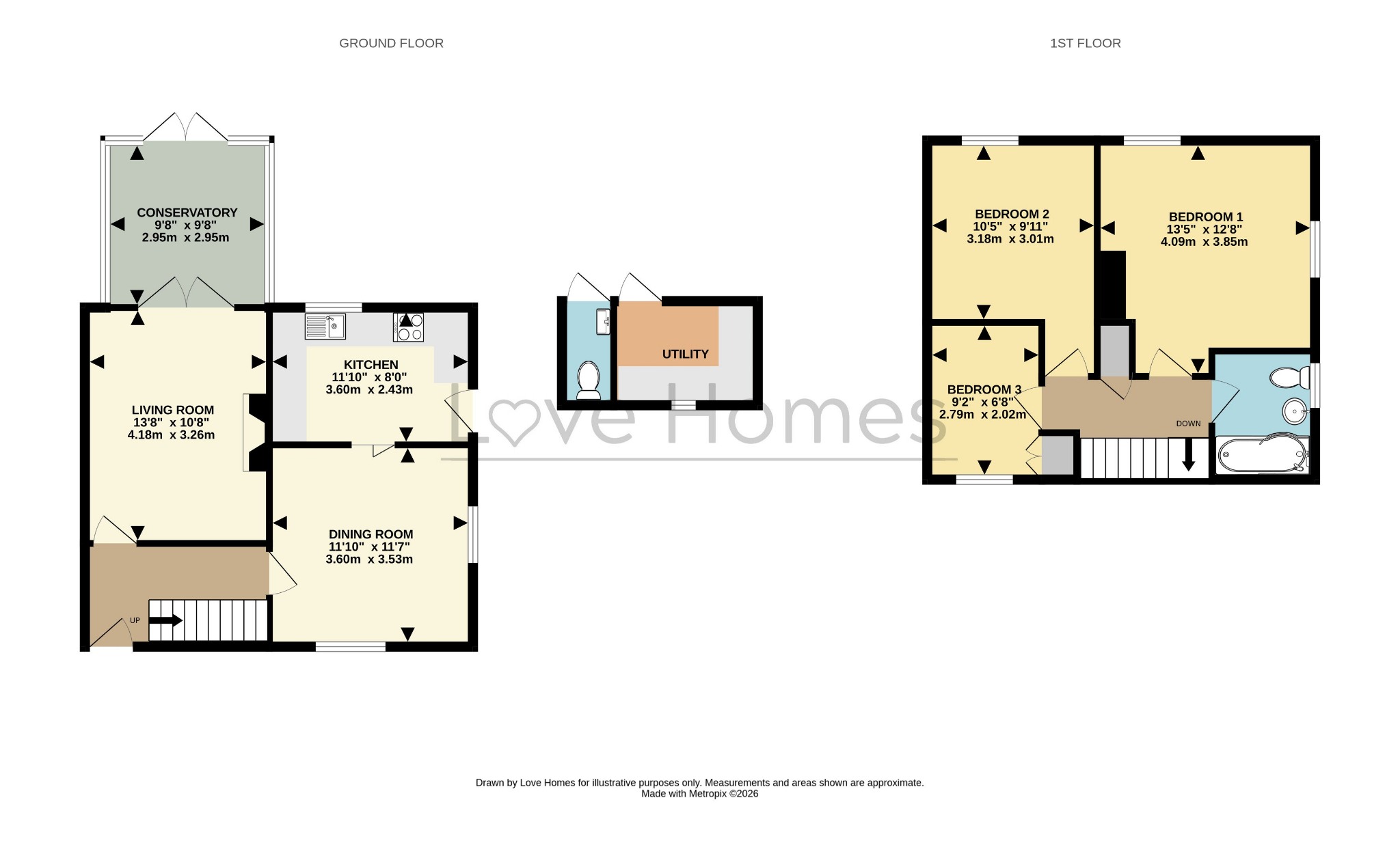 17 Kingsmoor Close, Flitwick, Bedfordshire floorplan