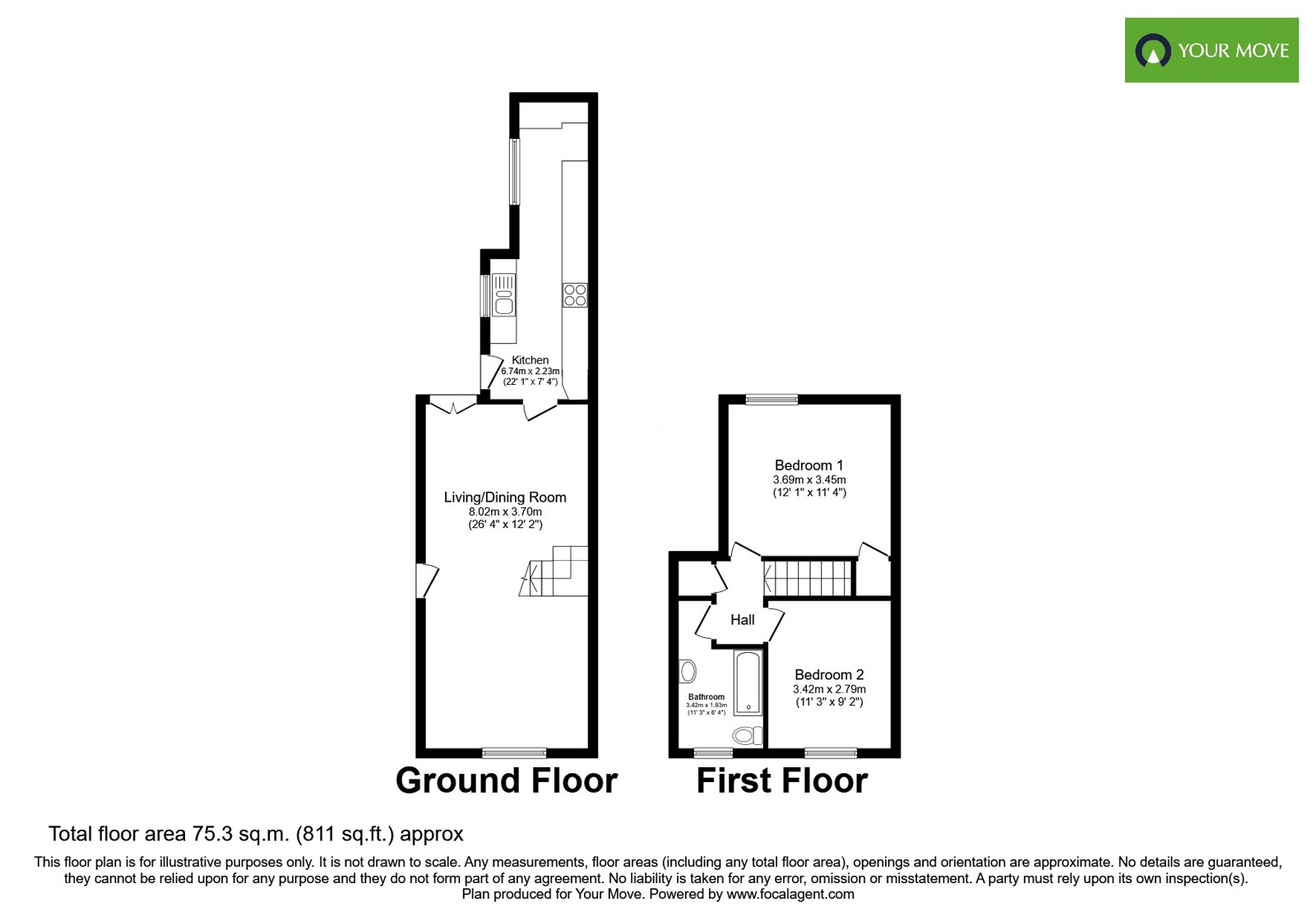 62, Beech Street, Staffordshire floorplan