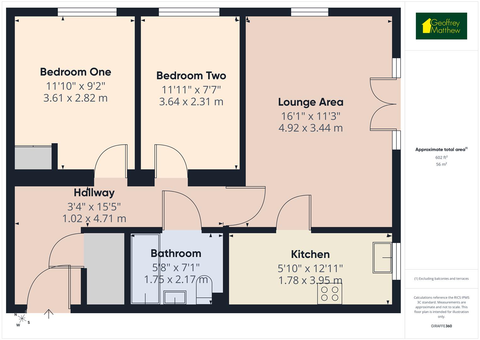 44, Great Gables, Great Ashby, Stevenage floorplan