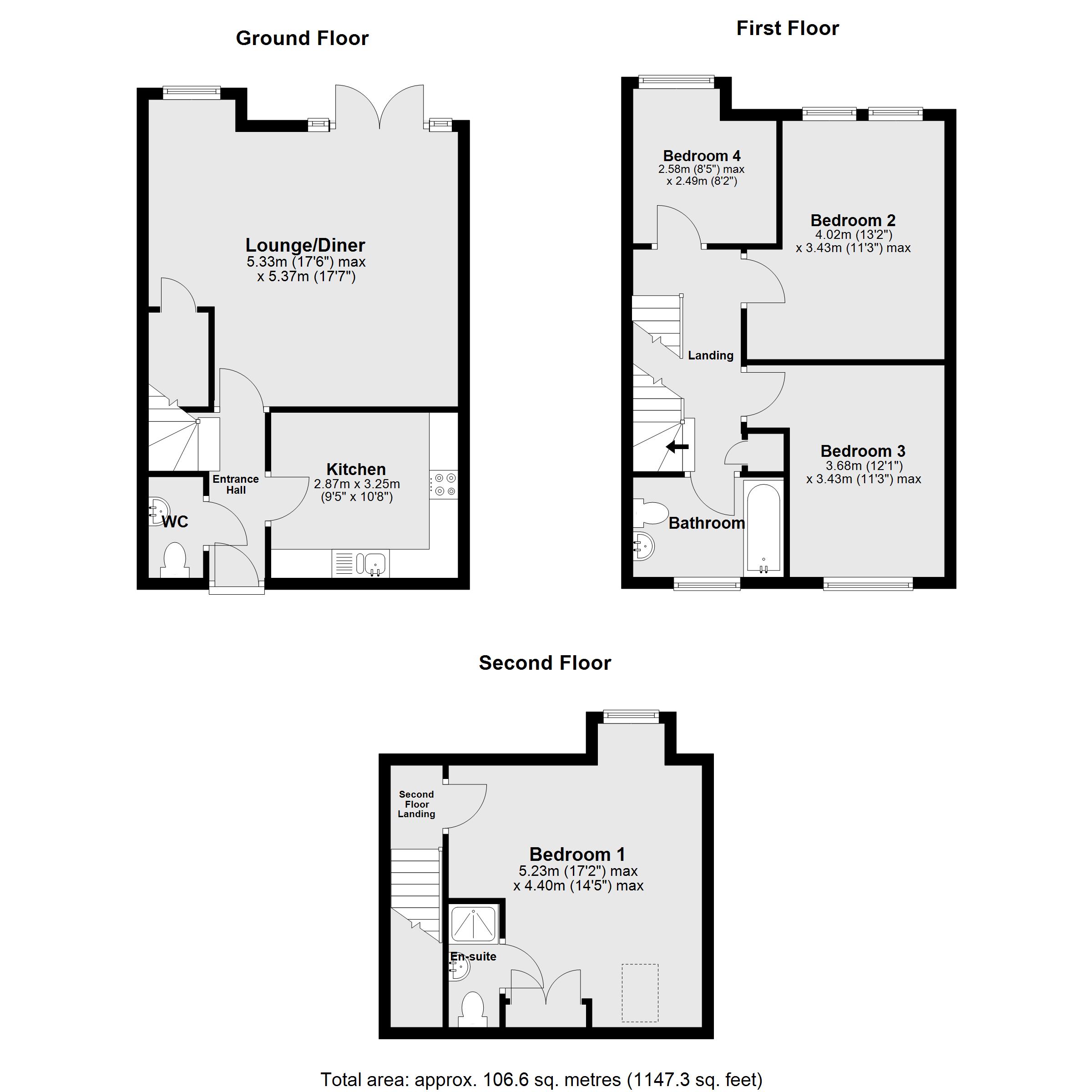 4, Somme Close, Lincoln floorplan