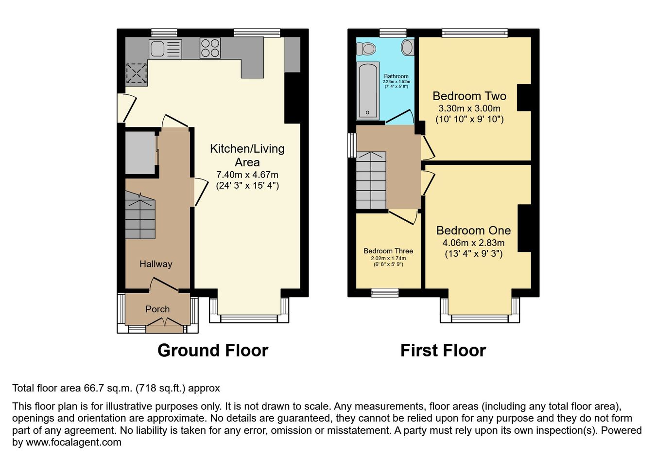 54, Claremont Road, Stockport floorplan
