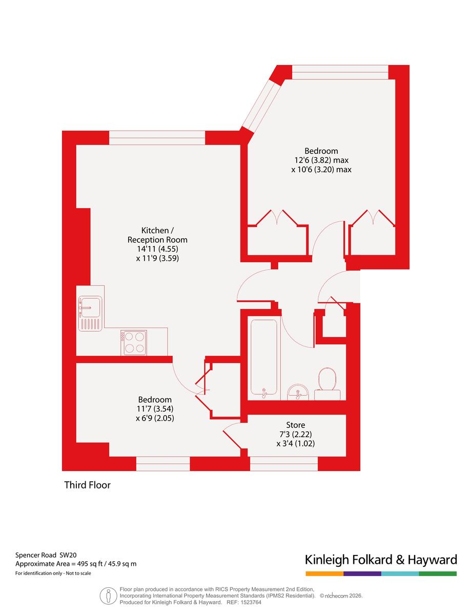 16 Spencer Court,, Spencer Road, London floorplan