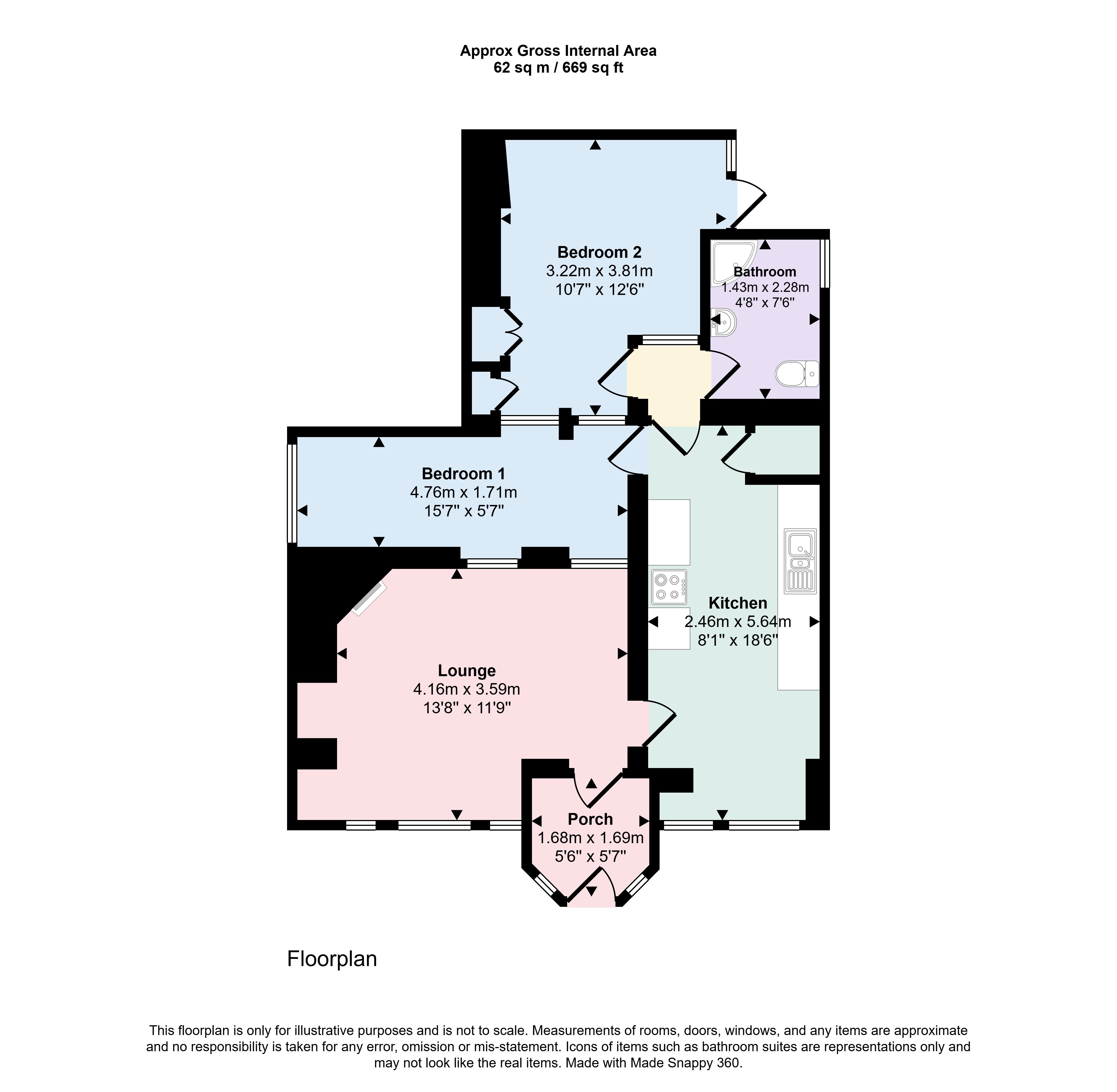 12a, Southpark Road, Par floorplan