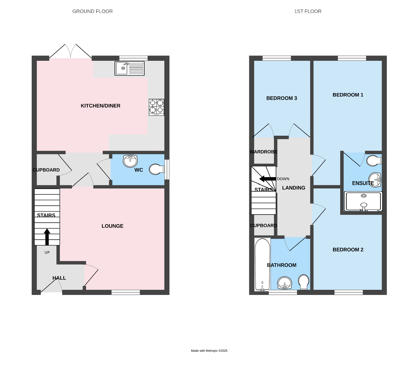 16, Marigold Place, Stafford floorplan