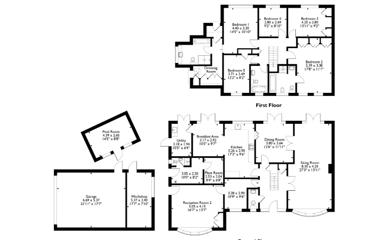 Woodstock, West Byfleet floorplan