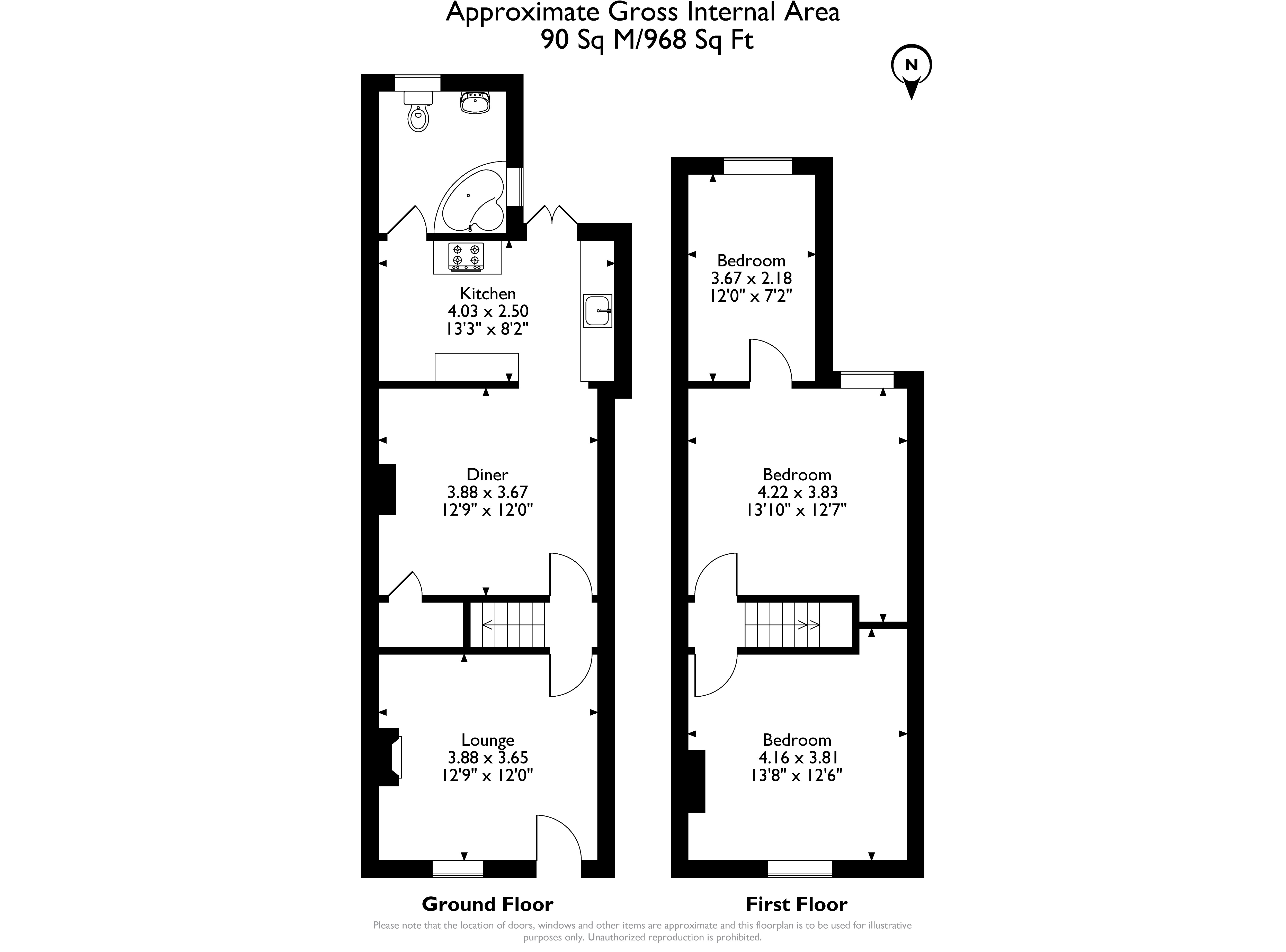 56, Welbeck Street, Whitwell floorplan