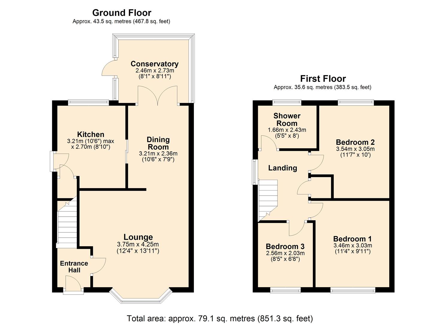 Pembroke Rise, Kippax, Leeds LS25, 3 bedroom semidetached house for