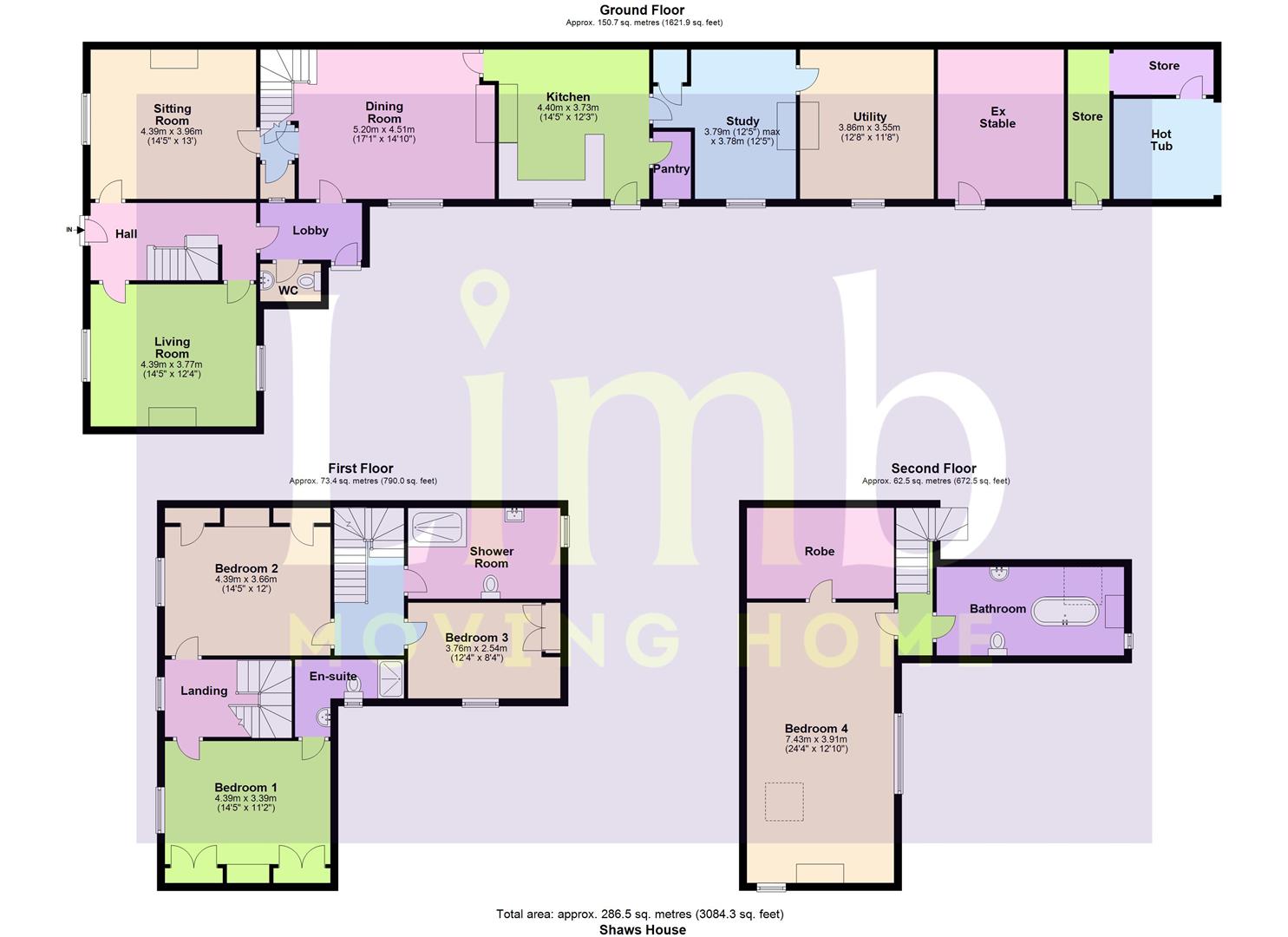 Shaws House, 8, Church Street, Welton floorplan