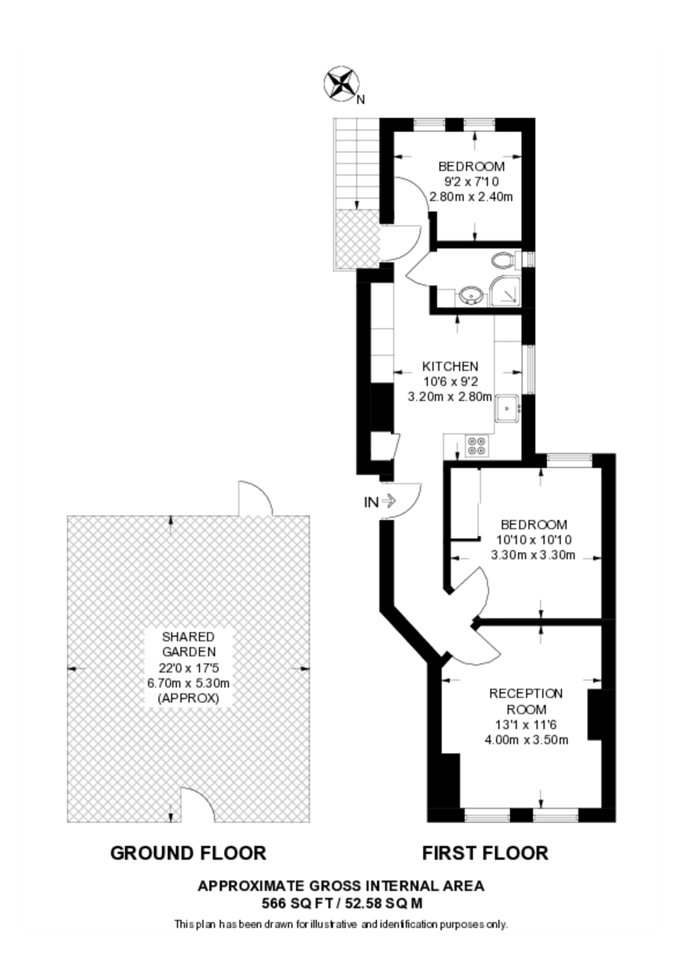 Granville Road, London, N22 5LY, Wood Green floorplan