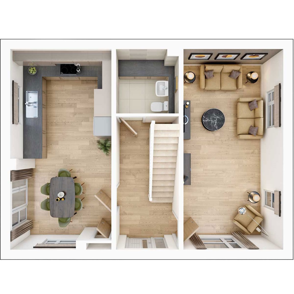 The Plumdale - Plot 98, Valley Park, Eskdale Drive, Off A4130, Didcot floorplan