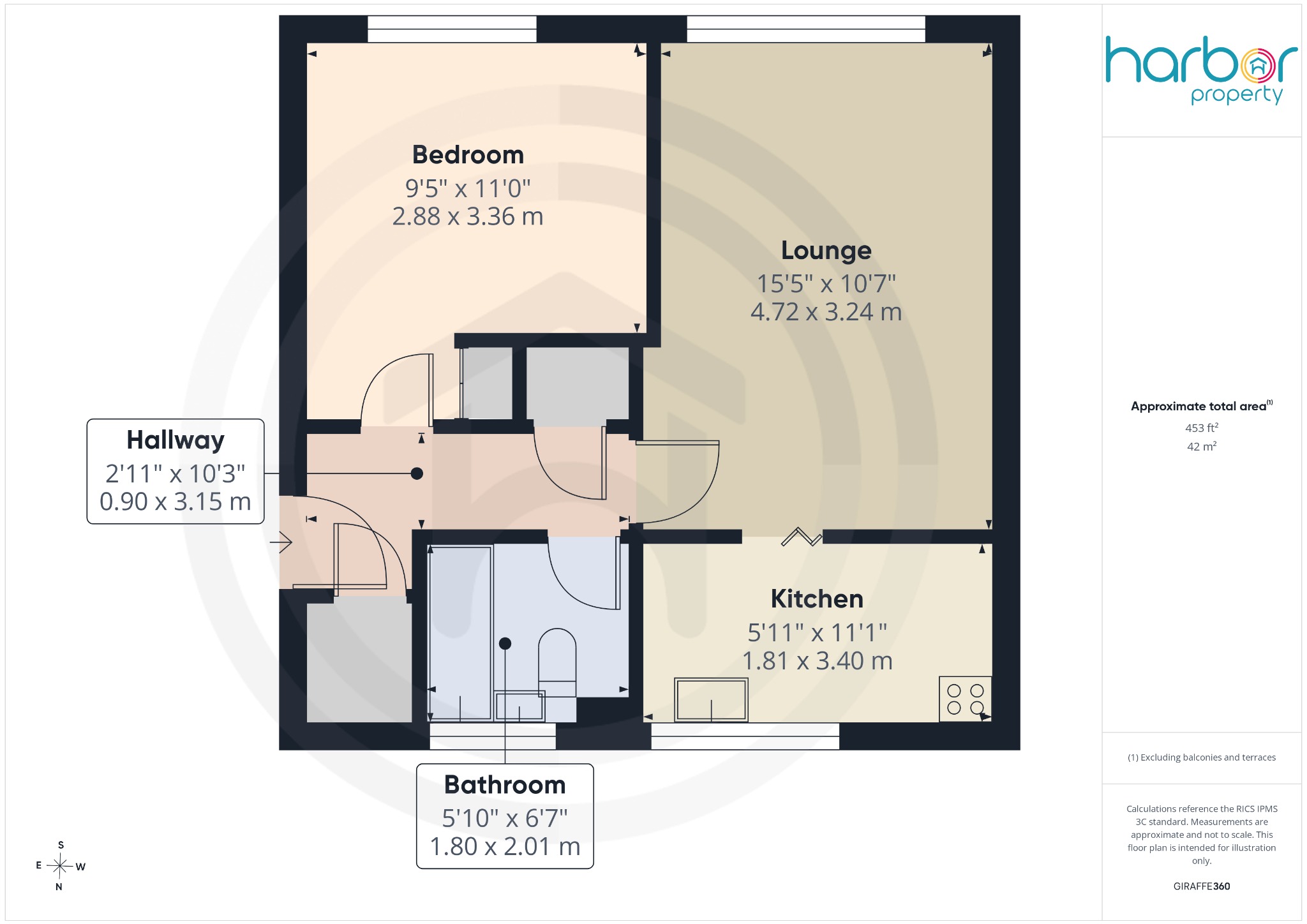 2/1 155 Inveresk Street, Greenfield, Glasgow floorplan