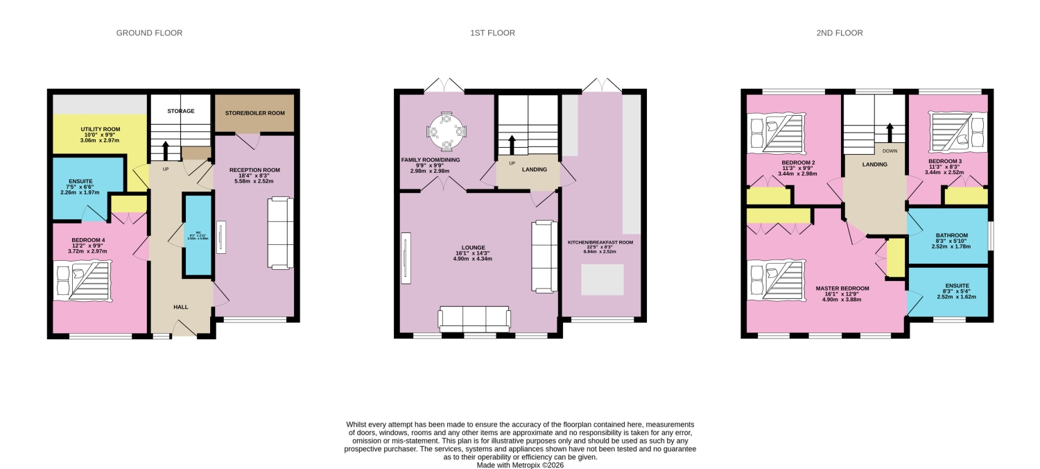 1A, PRIMROSE LANE, WAKEFIELD floorplan