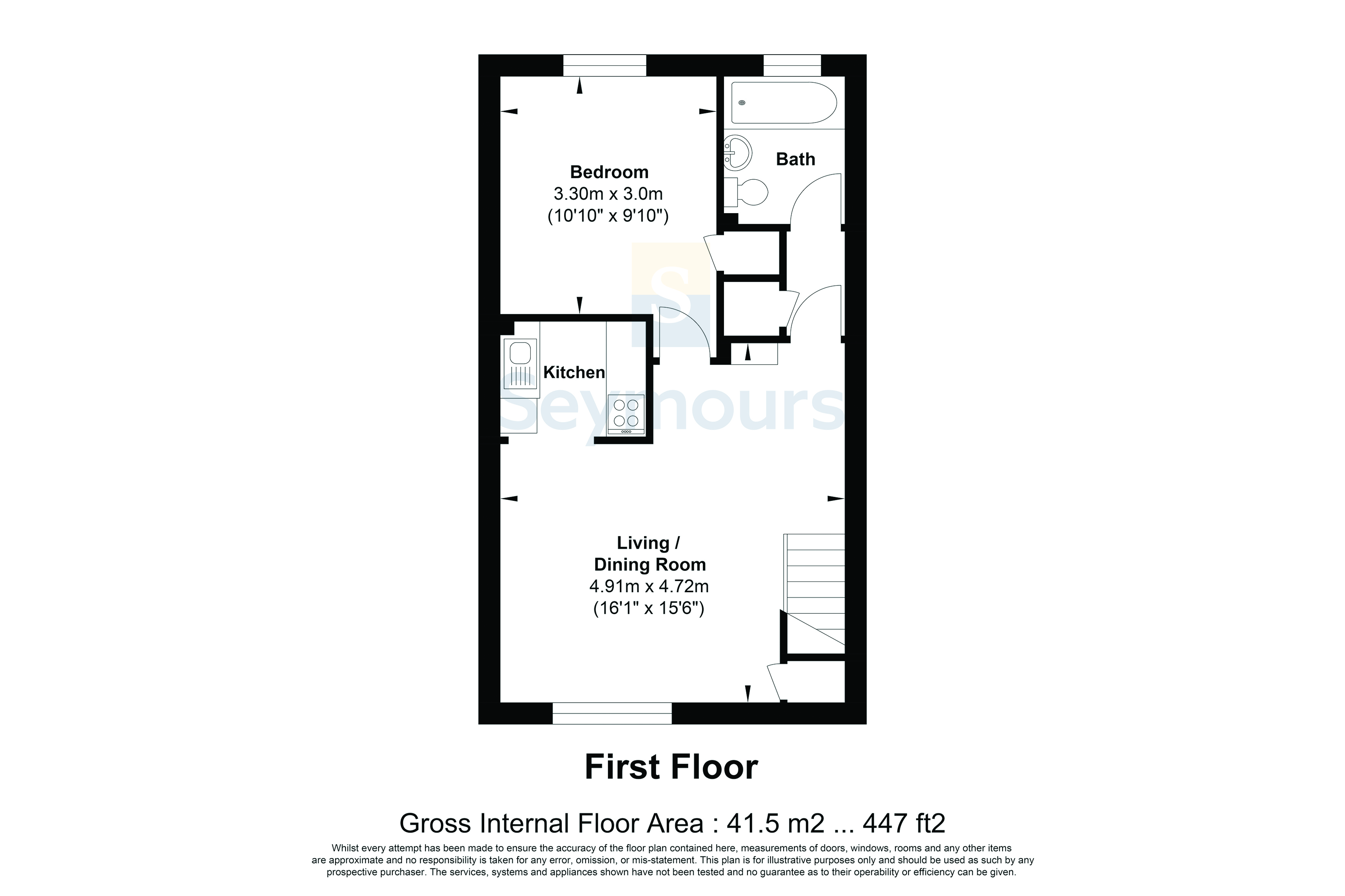 41, Walton Road, Surrey floorplan