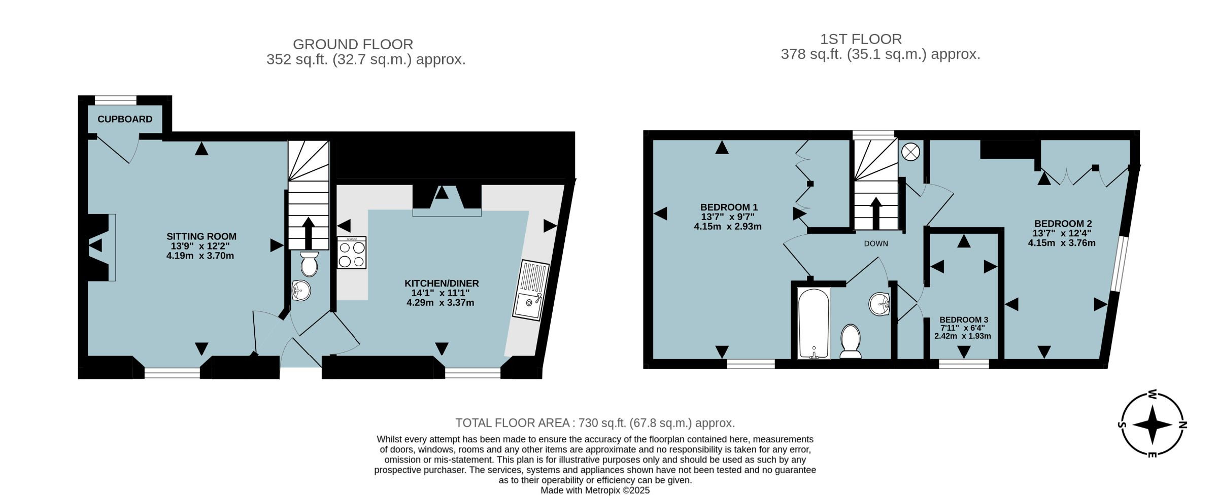 Thatch Cottage, East Street, Umberleigh floorplan