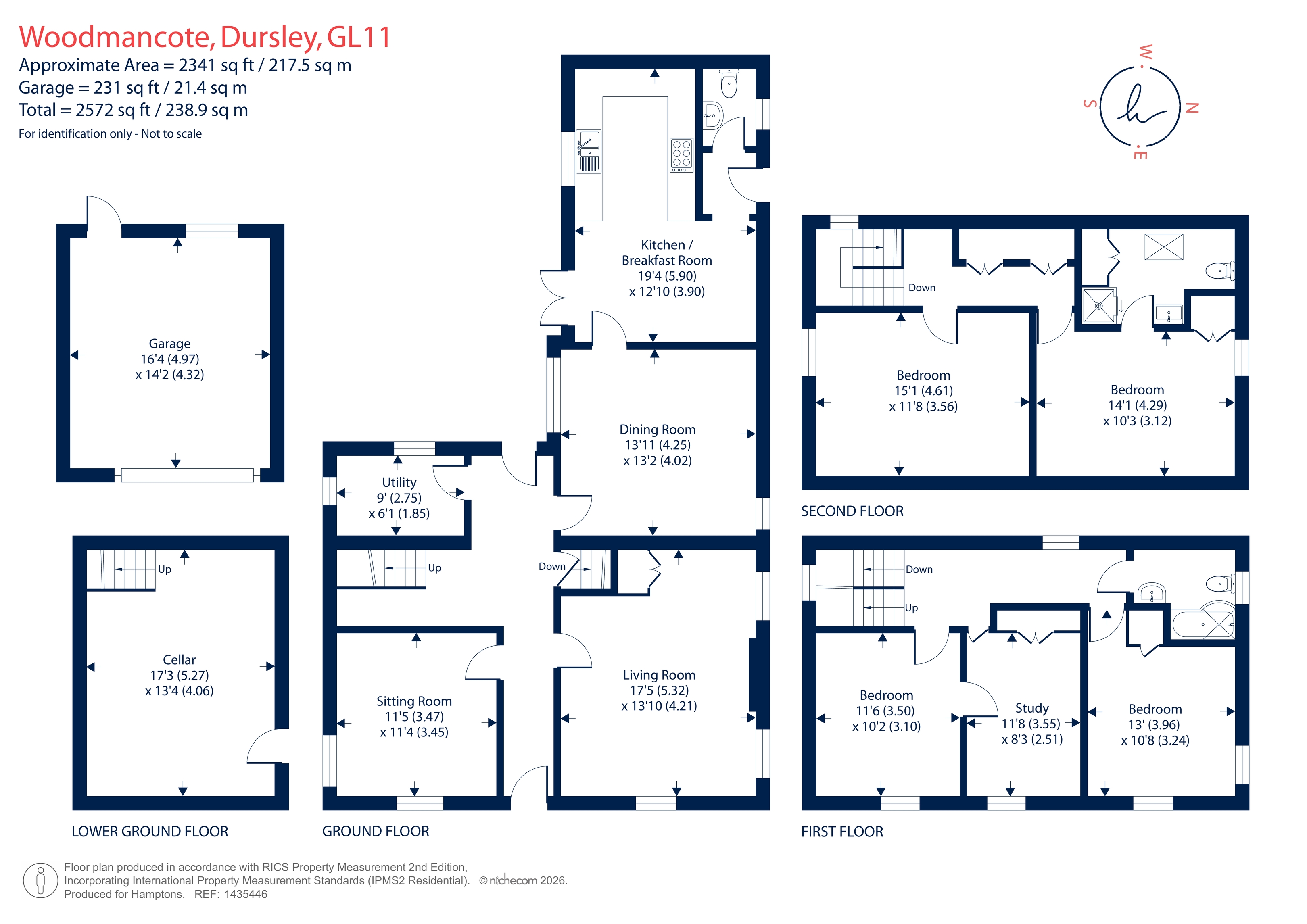 62, Woodmancote, Dursley floorplan
