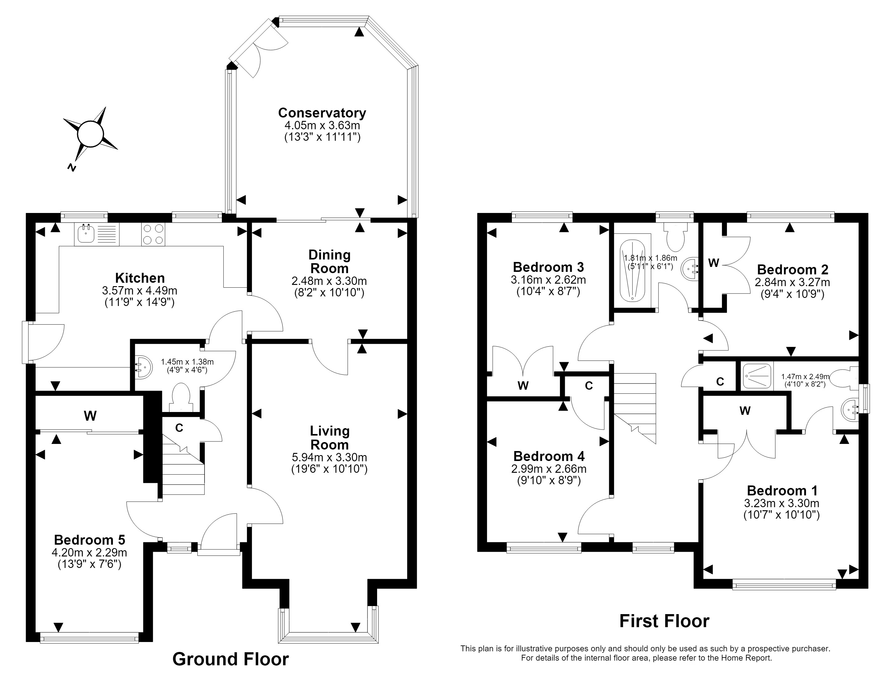 4, Ross Way, Livingston floorplan