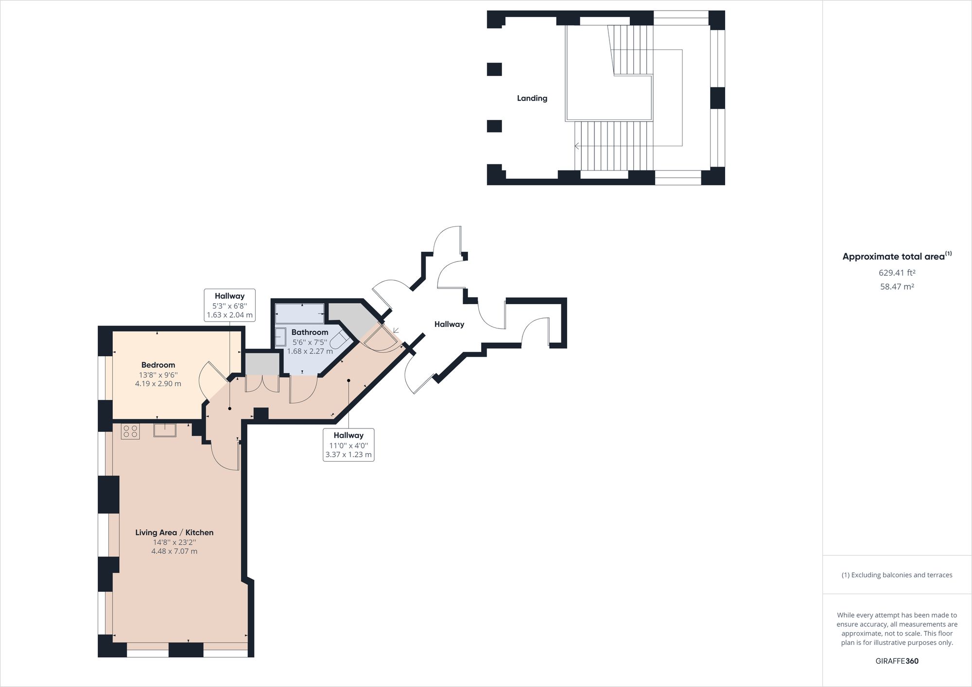 Flat 9, Behrens Warehouse, Bradford floorplan