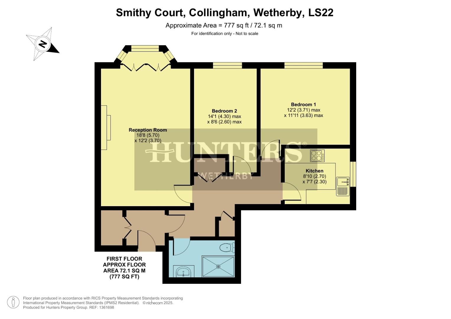 Flat 6, Smithy Court, Wetherby floorplan