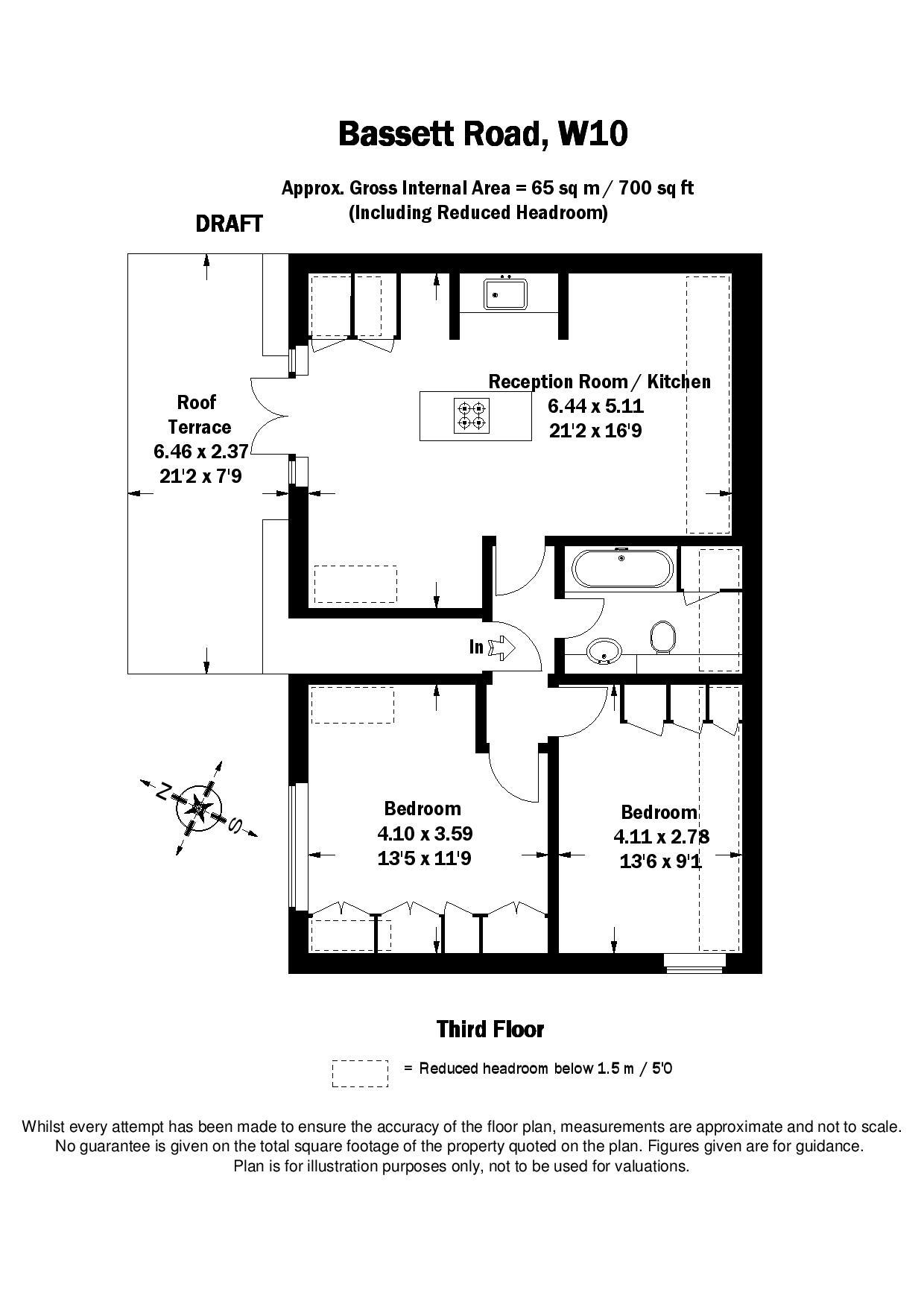 2 Bedrooms Flat to rent in Bassett Road, London W10