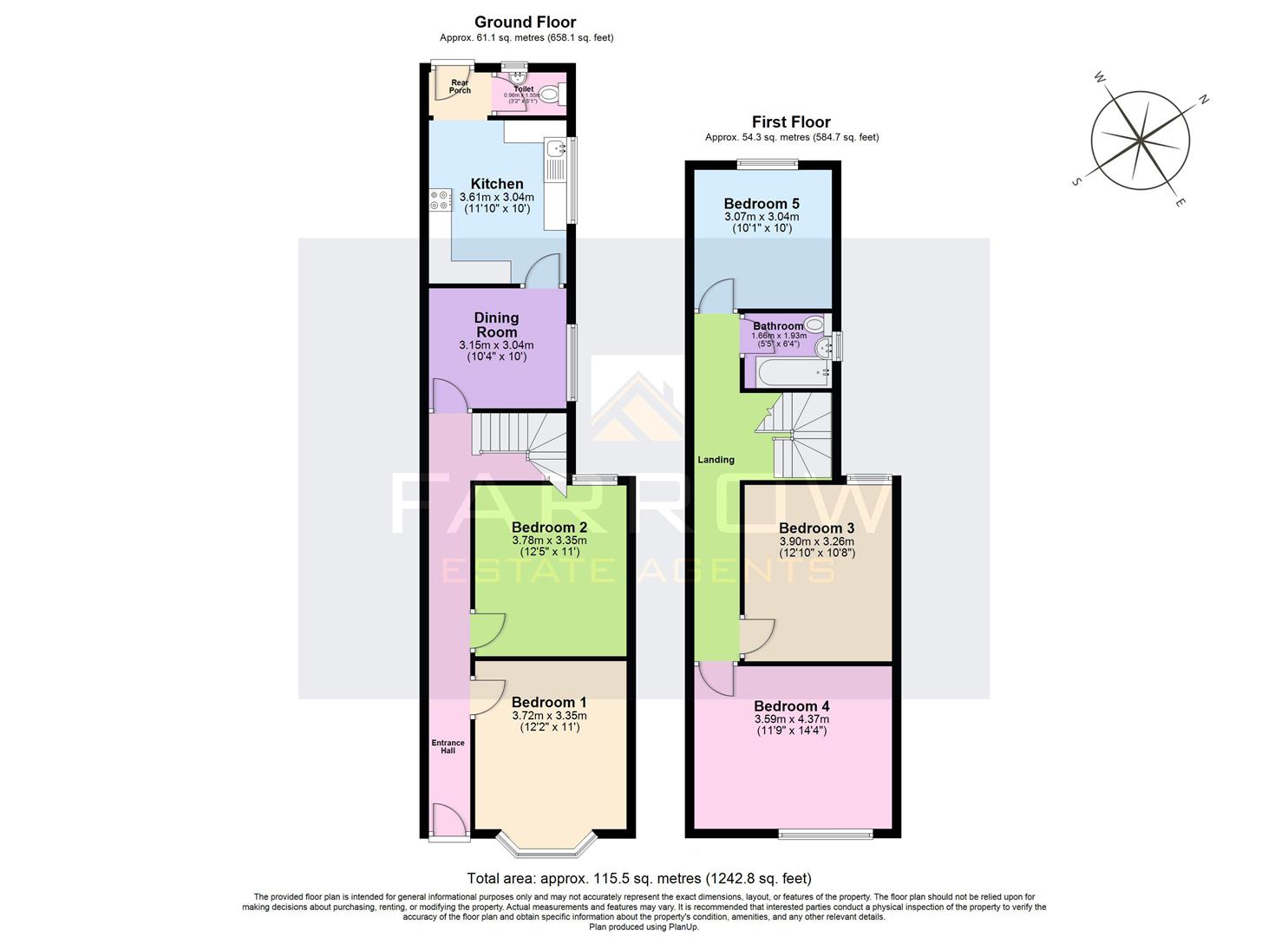72, Blundell Avenue, Cleethorpes floorplan
