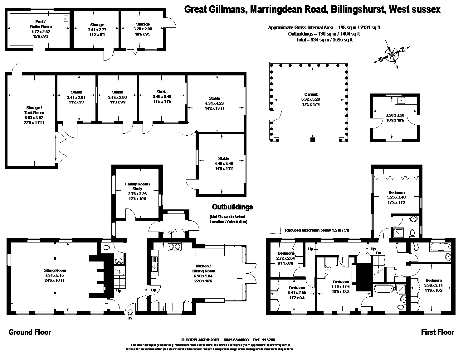 5 Bedrooms Detached house for sale in Marringdean Road, Billingshurst, West Sussex RH14
