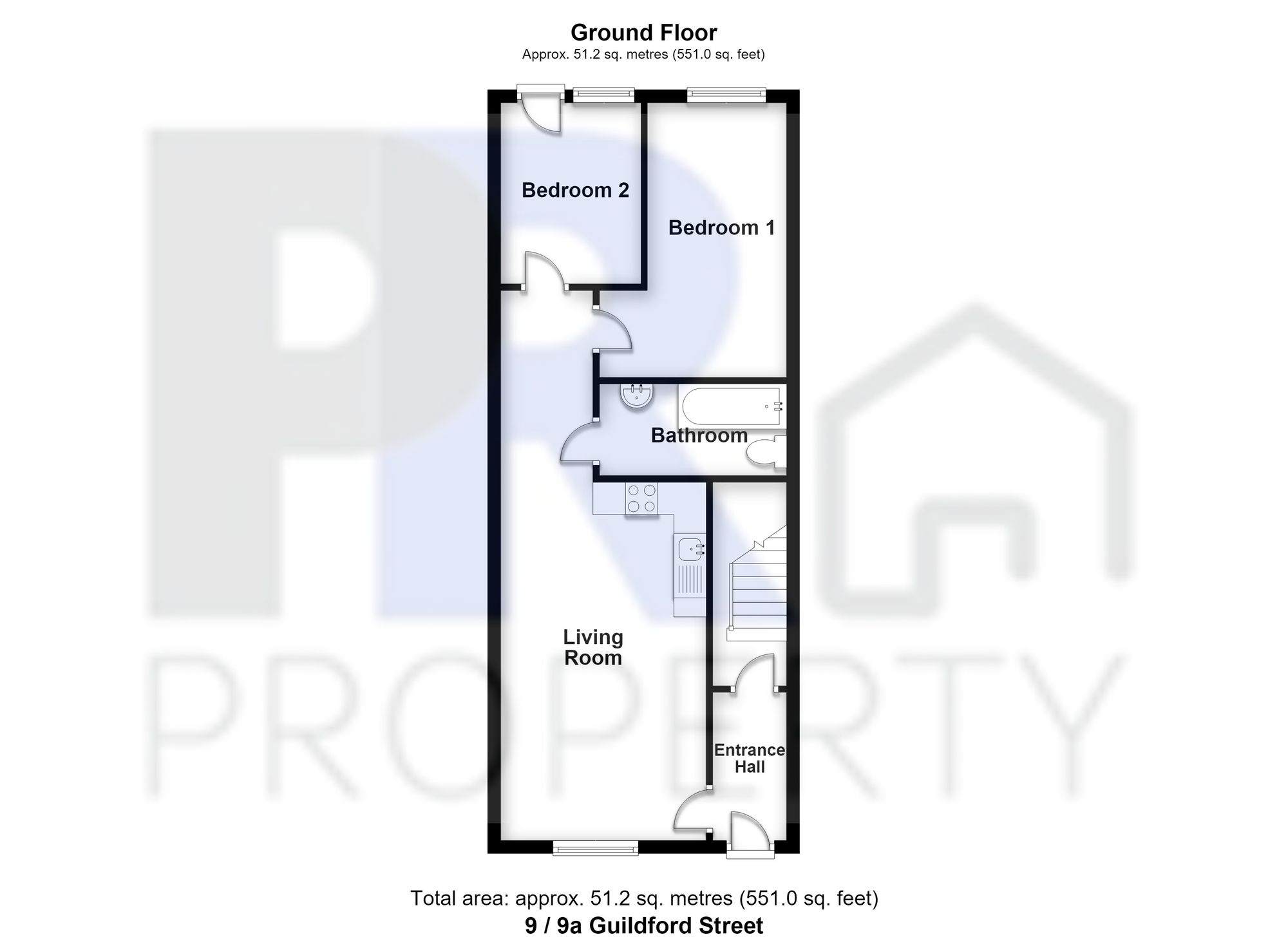 9 Guildford Street, Luton floorplan