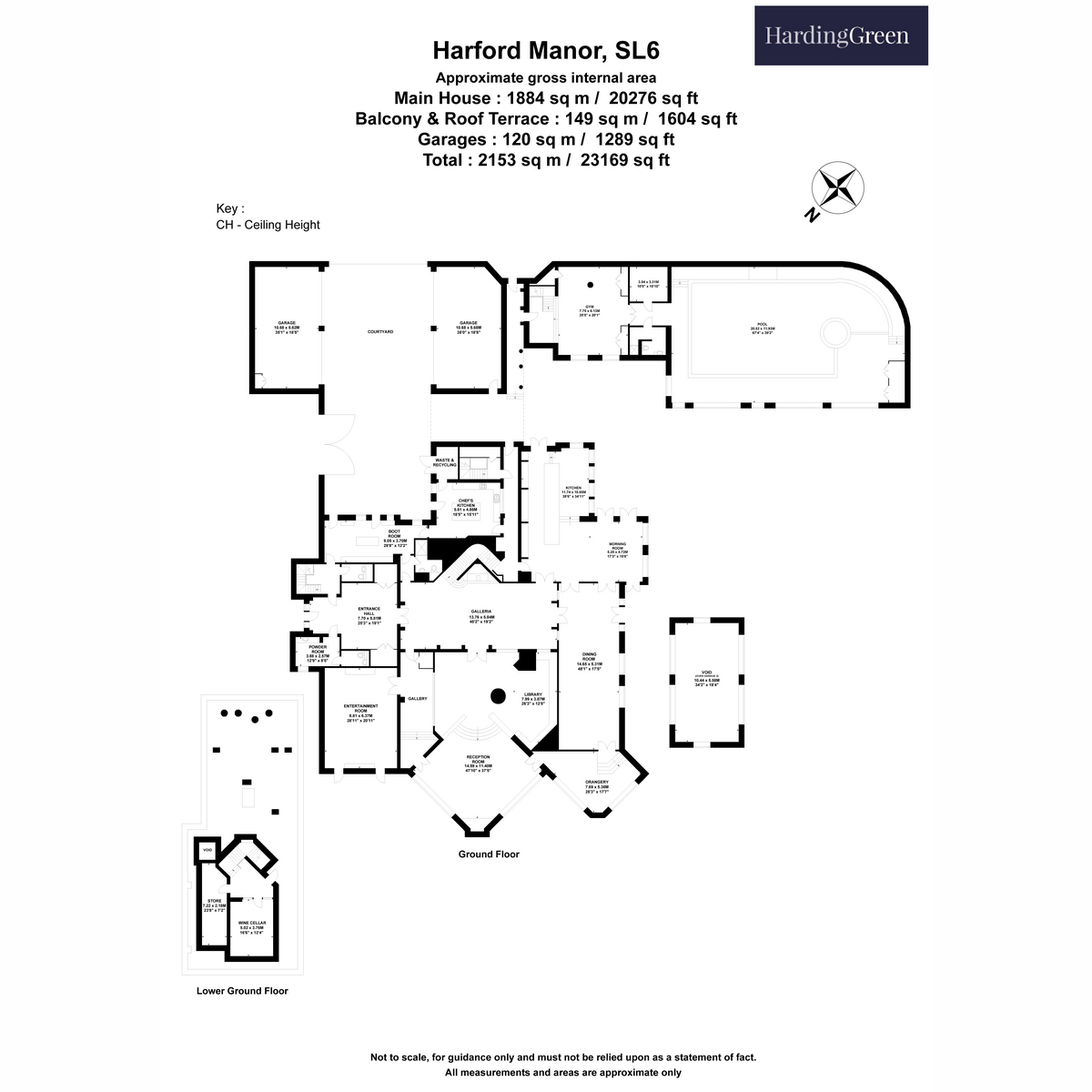 Harford Manor, Forest Green Road, Holyport floorplan