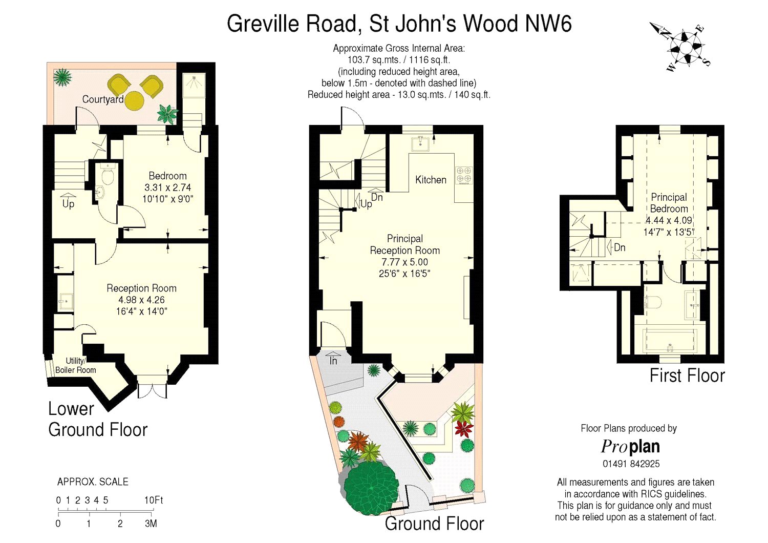 Greville Road, London floorplan