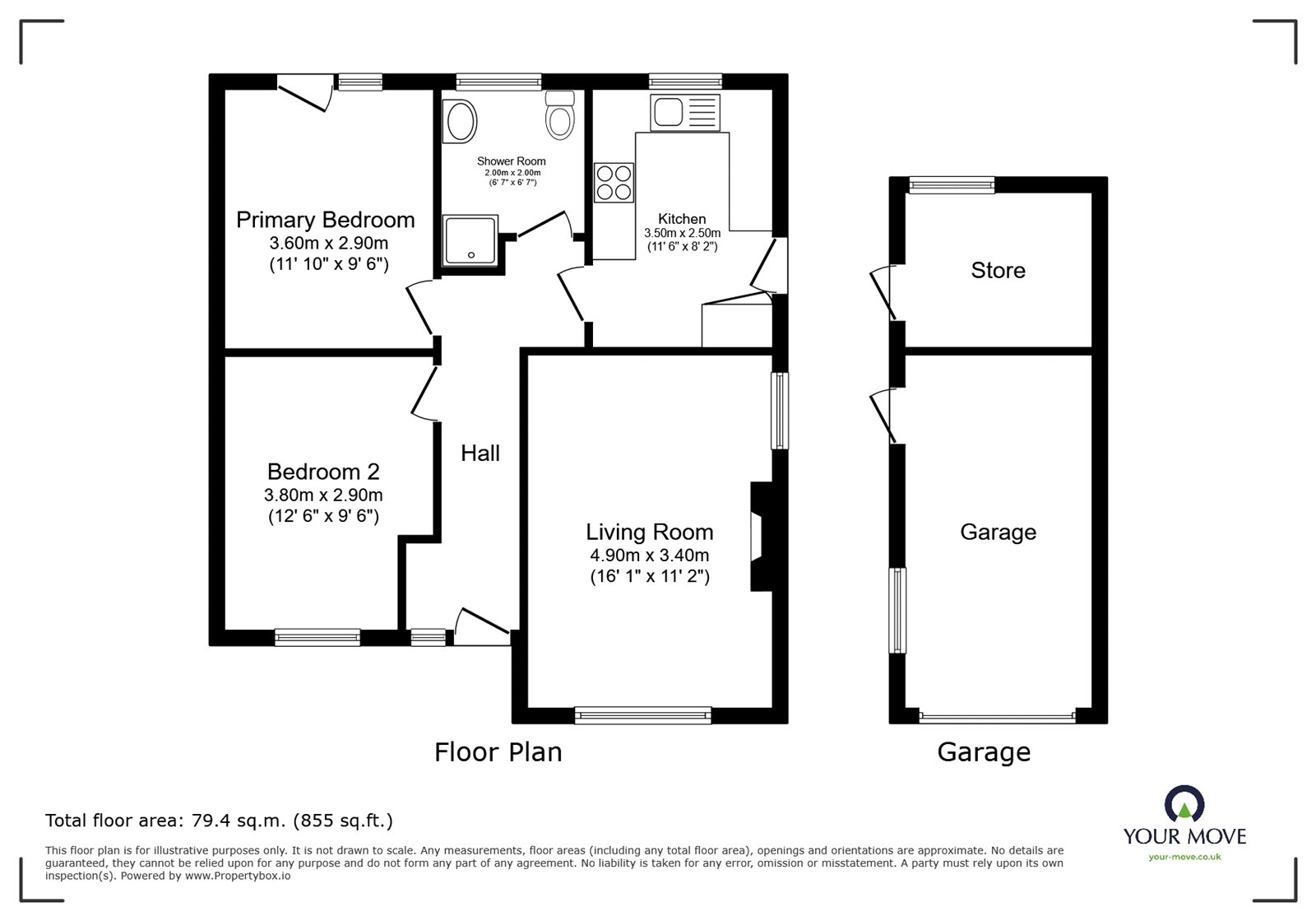 56, Wansfell Avenue, Cumbria floorplan