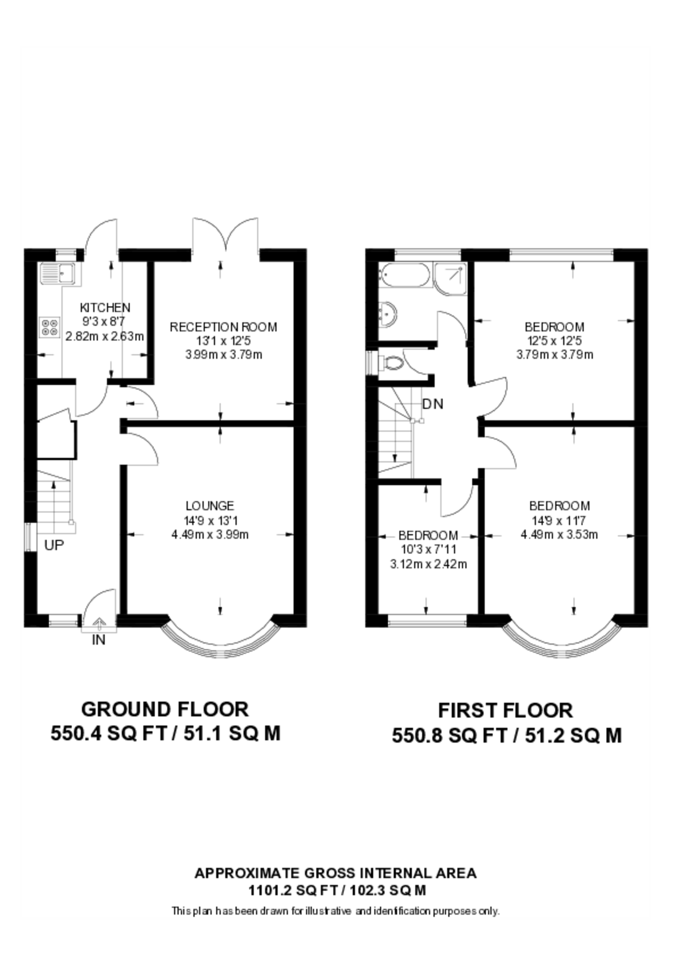 Courtfield Avenue, Harrow floorplan
