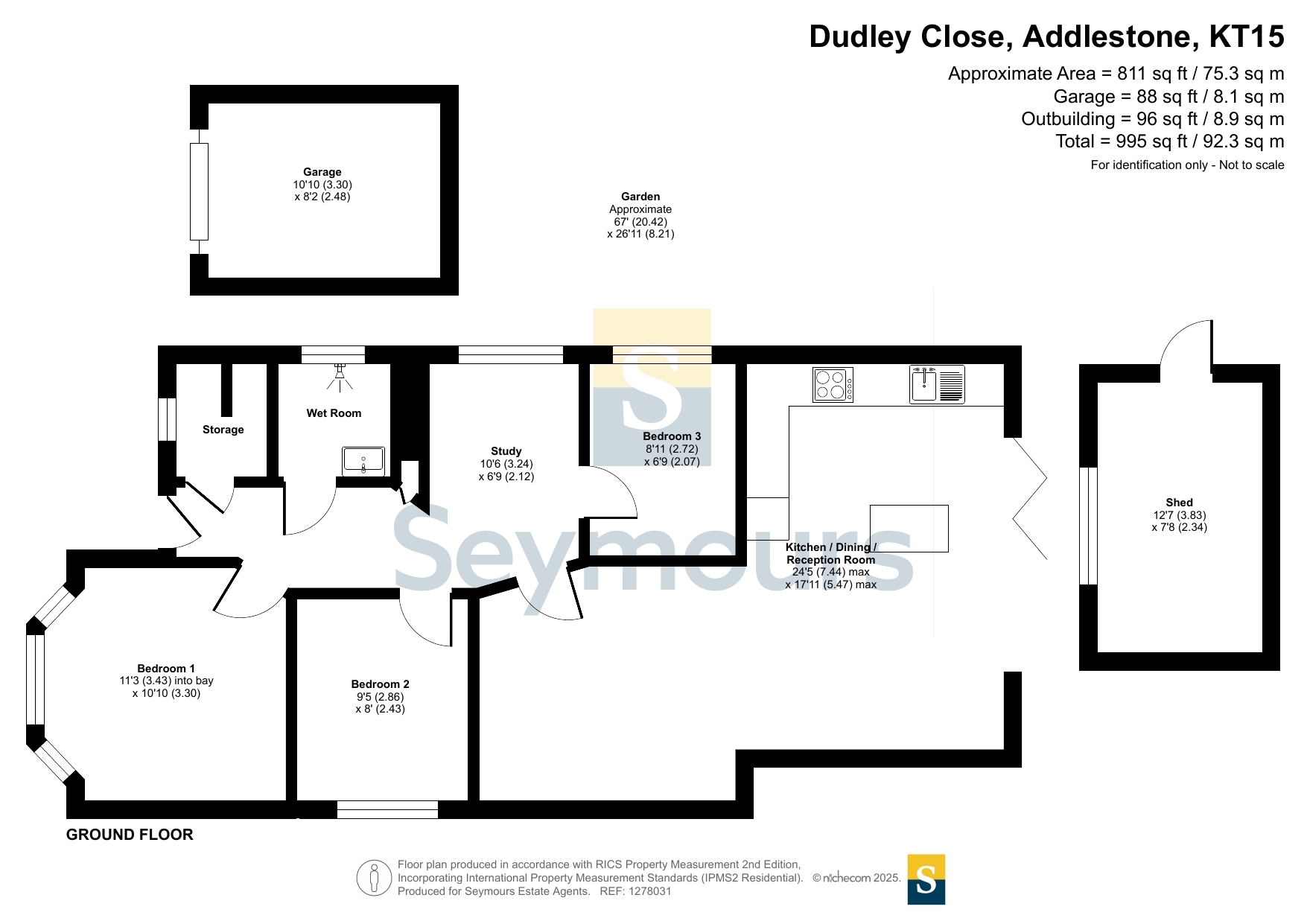 2, Dudley Close, Surrey floorplan