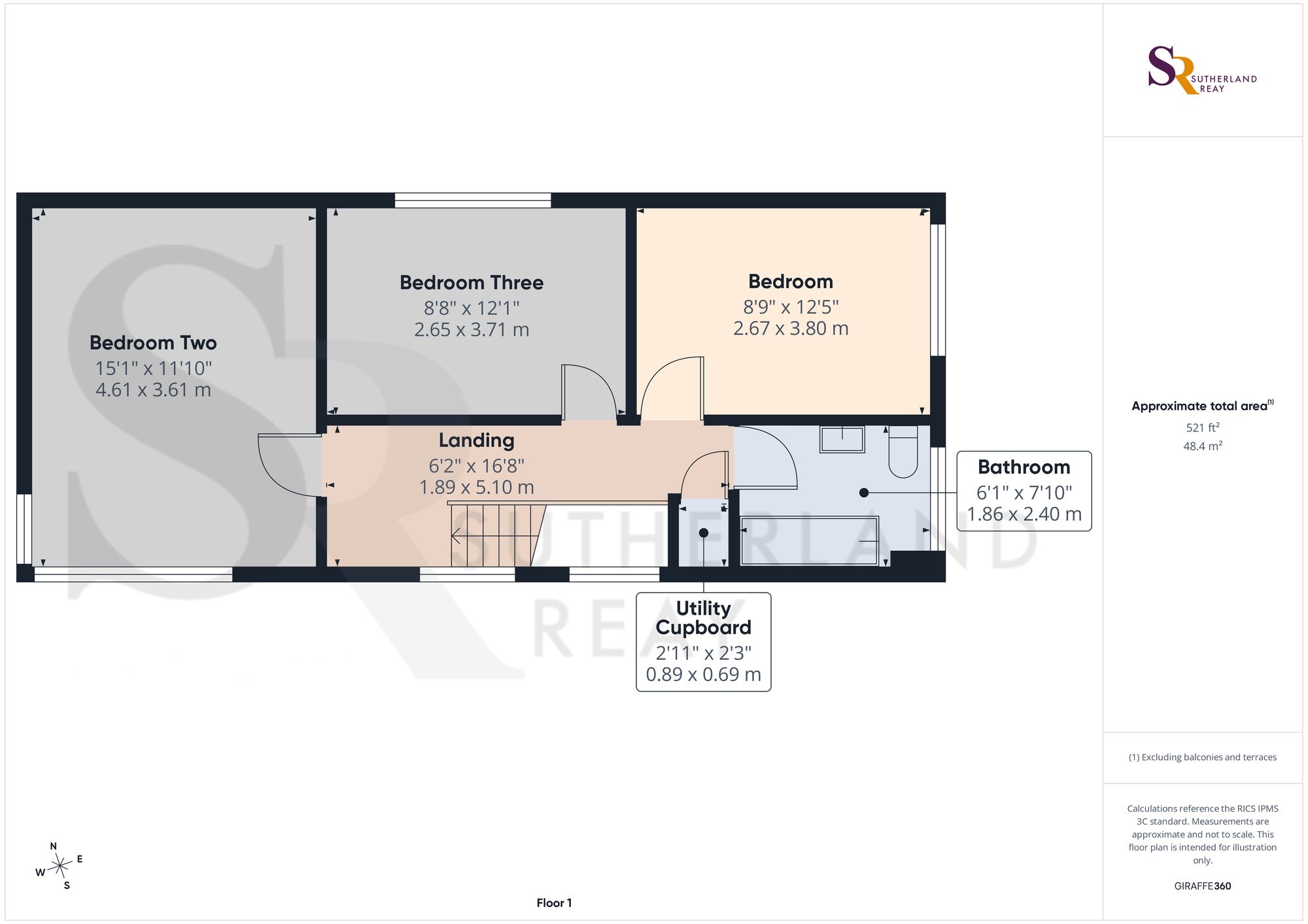 93 Moor End Road, Stockport floorplan