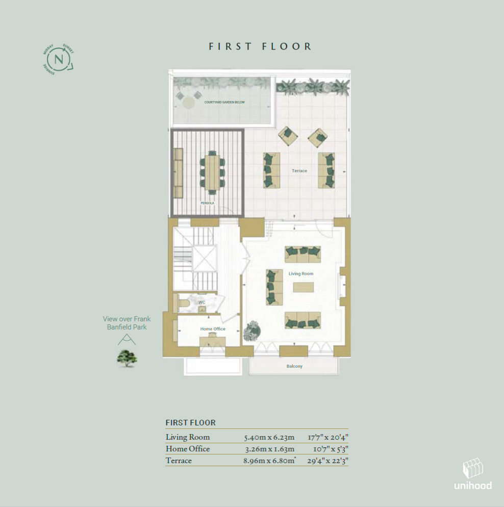 Distillery Road, London floorplan