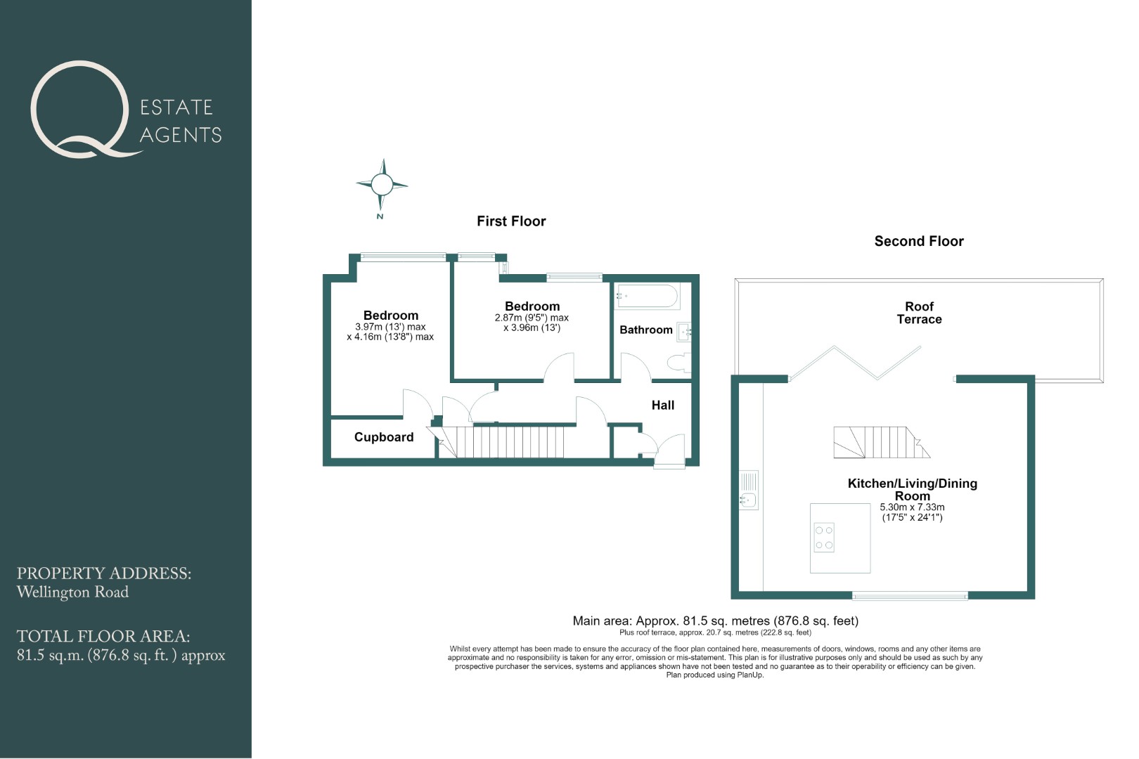 Flat 5, 5A, Wellington Road, Brighton floorplan