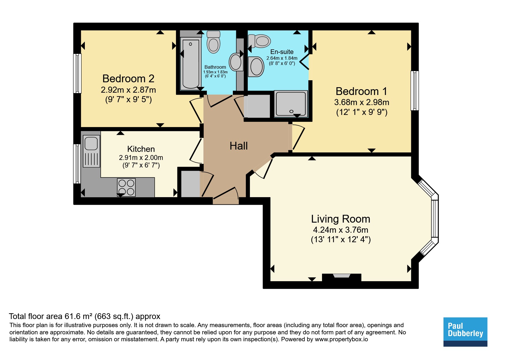 Scott Street, Tipton floorplan