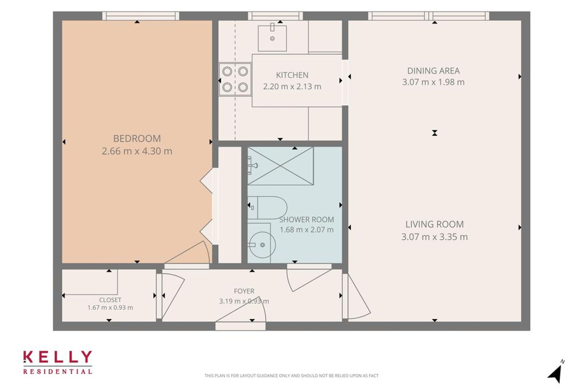 Flat 31, Homeshaw House, Glasgow floorplan