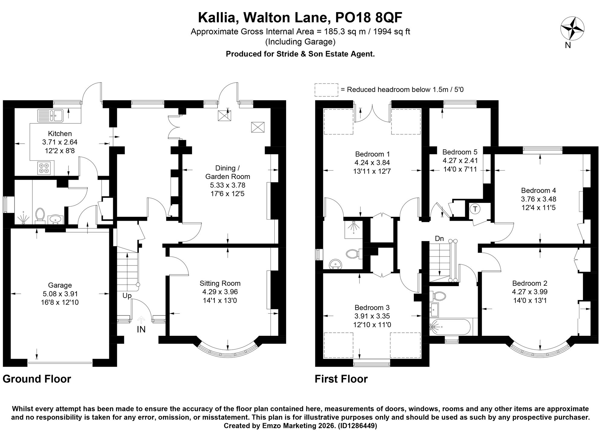 Kallia Walton Lane, Chichester floorplan