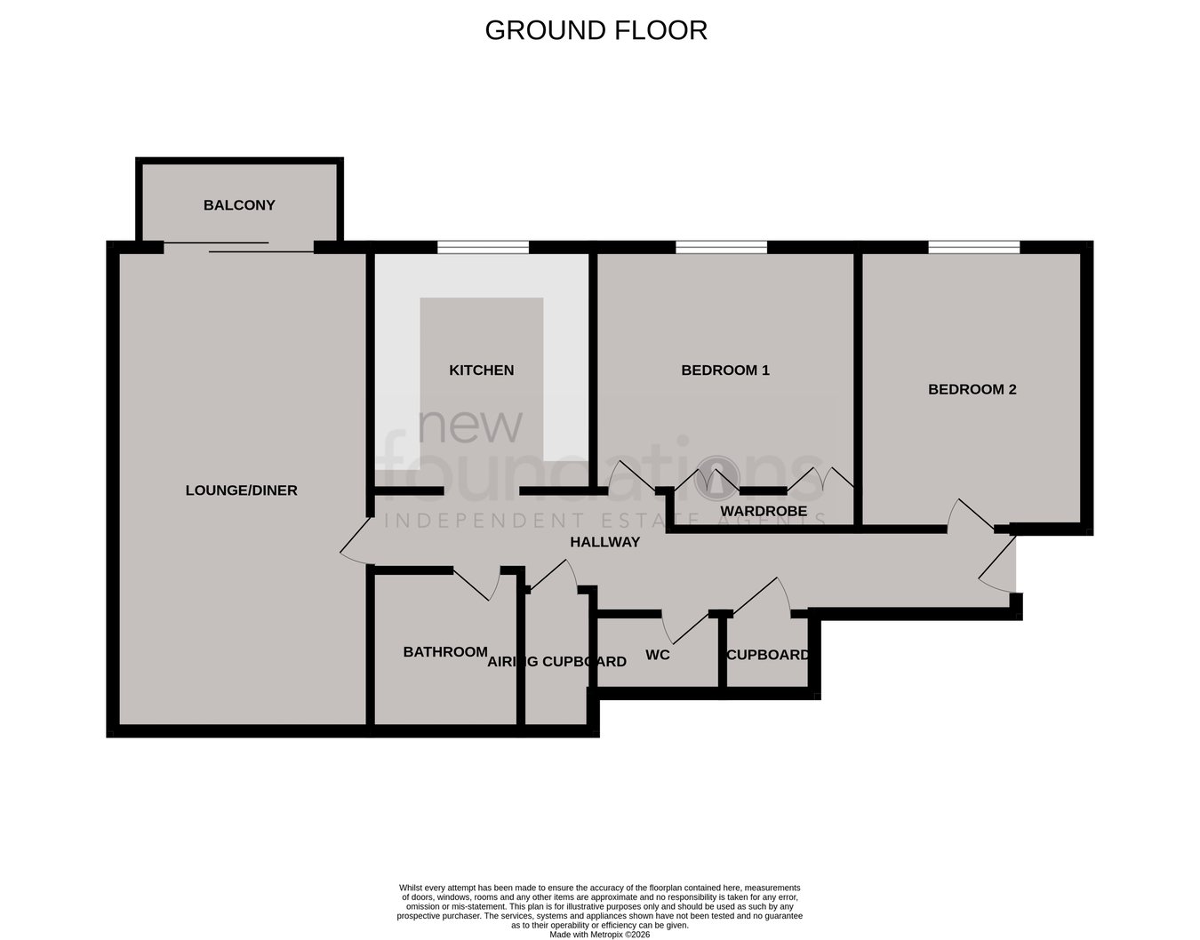 22 Ismay Lodge, Heighton Close, Bexhill-on-Sea floorplan