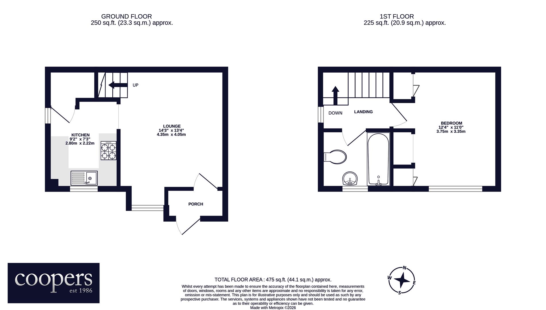 74, Newcombe Rise, Yiewsley floorplan